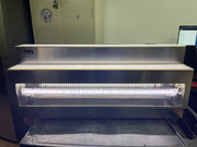 Used 36" Perlick LMDS2-36L 2 Tier White Led Lighted Liquor Bottle Display 120V