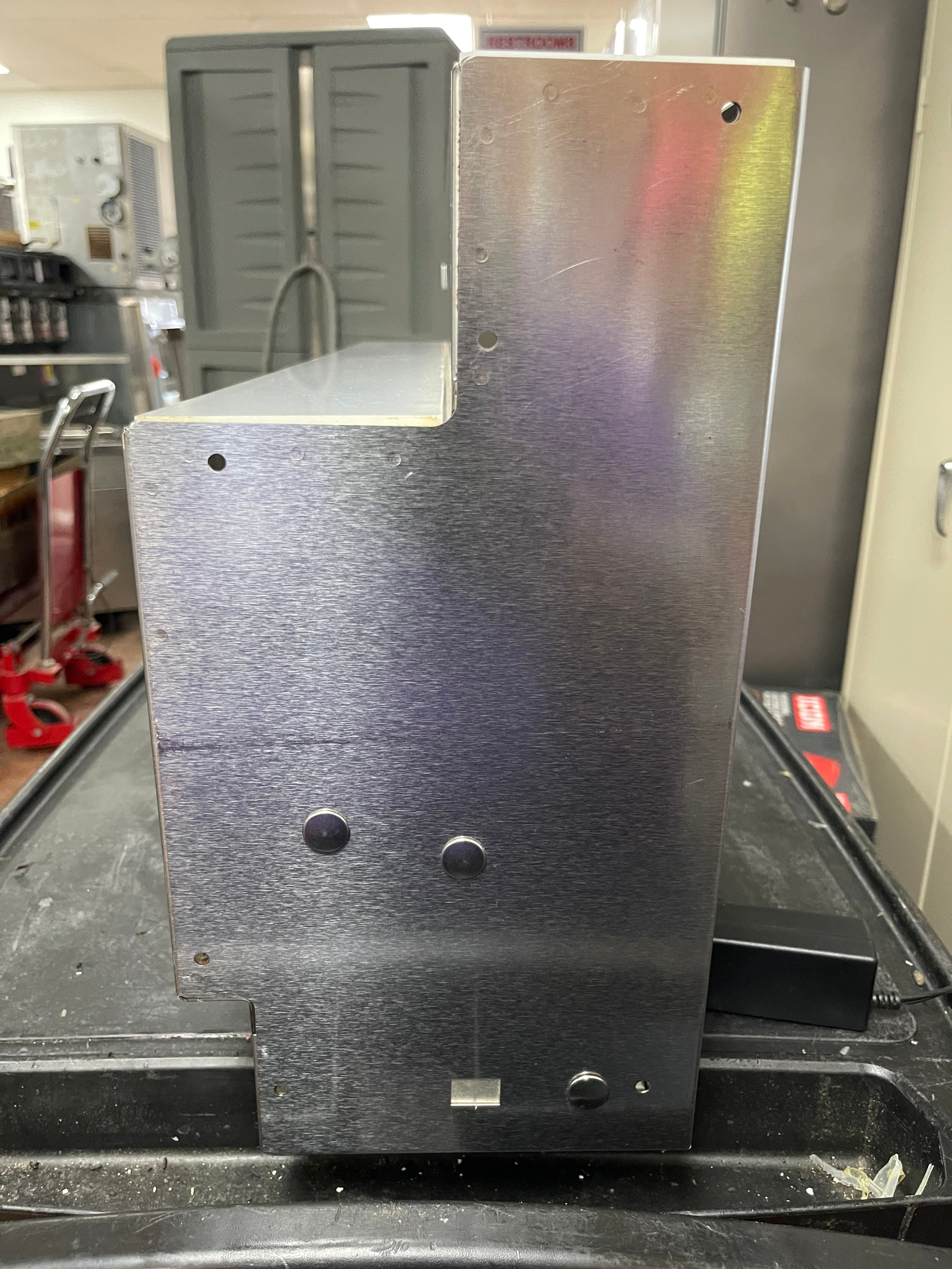 Used 36" Perlick LMDS2-36L 2 Tier White Led Lighted Liquor Bottle Display 120V