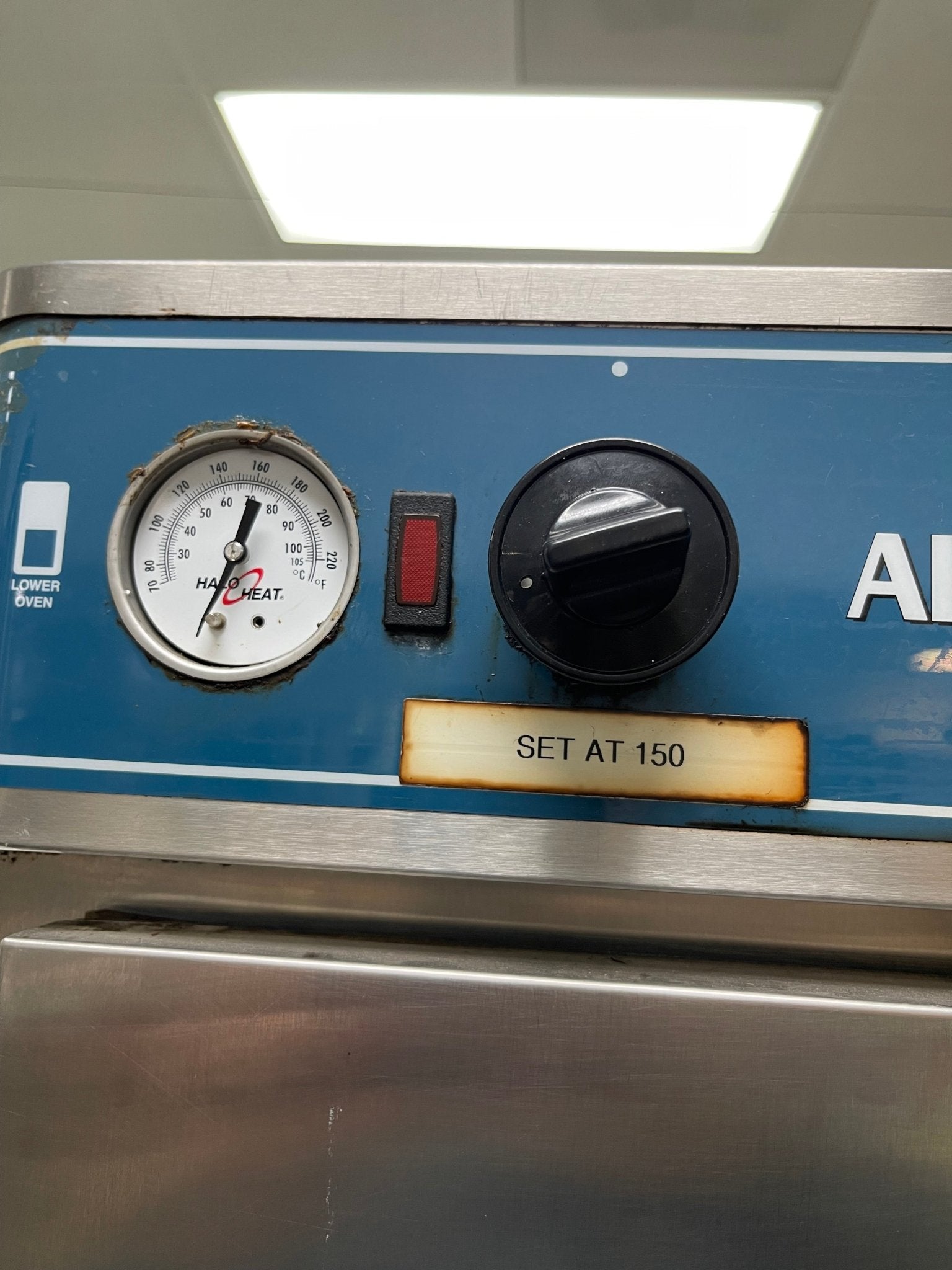 Used Alto - Shaam 1000 - UP Mobile Dutch Door 16 Pan Heated Holding Warming Cabinet 120V - Falcon Restaurant Supply - 5