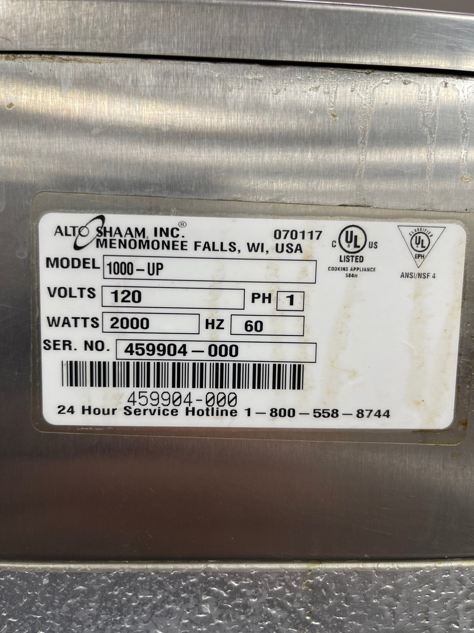 Used Alto - Shaam 1000 - UP Mobile Dutch Door 16 Pan Heated Holding Warming Cabinet 120V - Falcon Restaurant Supply - 13