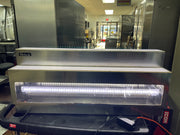 Used 36" Perlick LMDS2-36L 2 Tier White Led Lighted Liquor Bottle Display 120V - 2