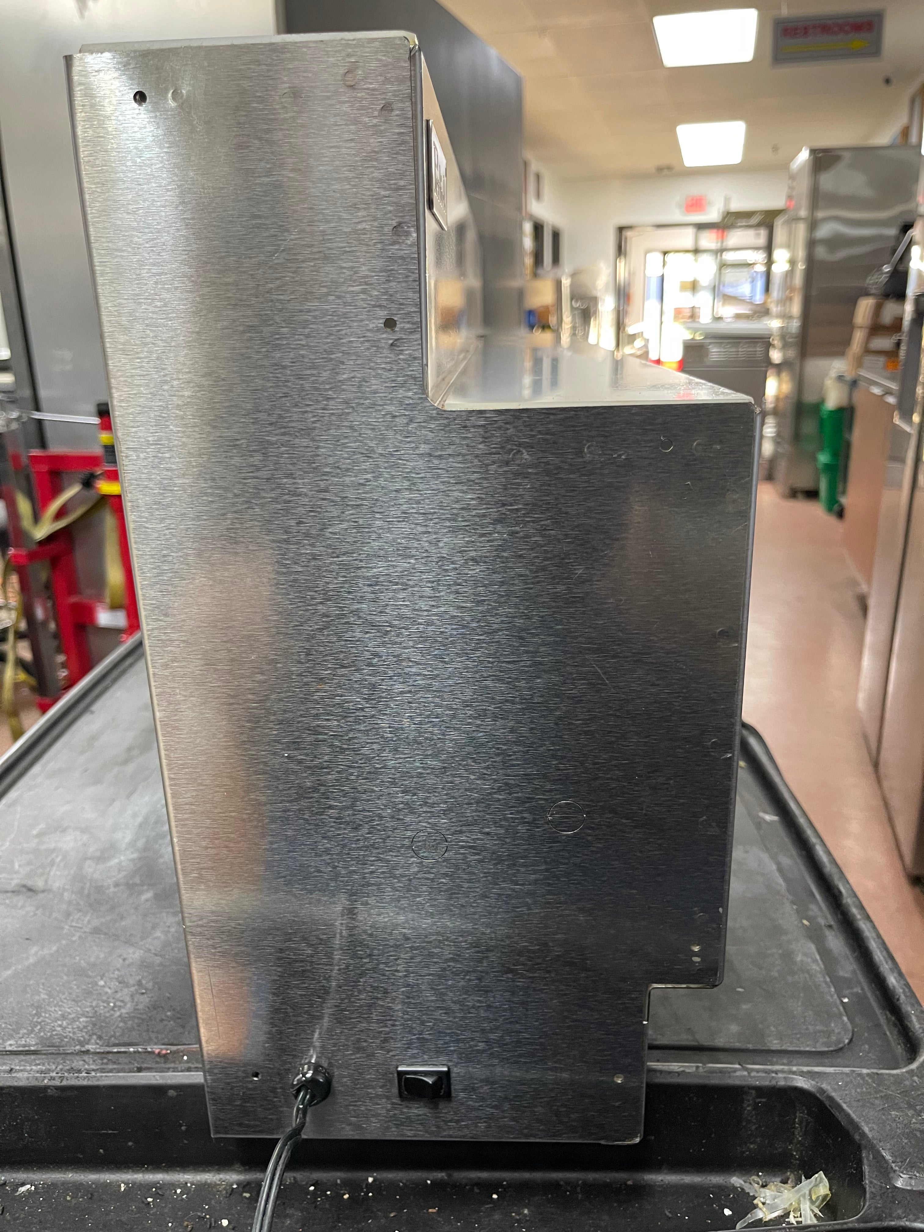 Used 36" Perlick LMDS2-36L 2 Tier White Led Lighted Liquor Bottle Display 120V - 2