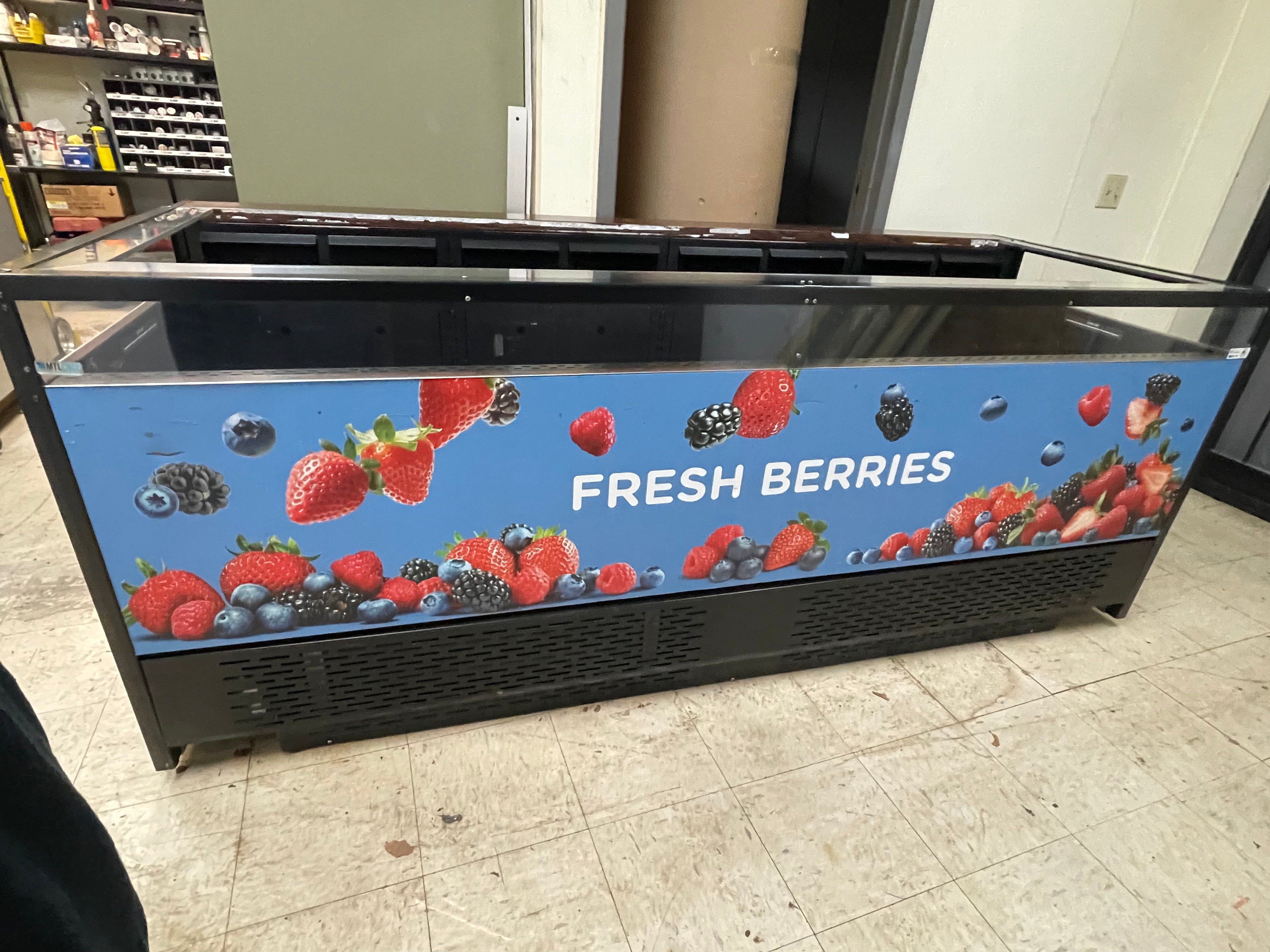 Used 2021 MTL COOL 95" Open Air Refrigerated Produce Merchandiser Self Serve 220V