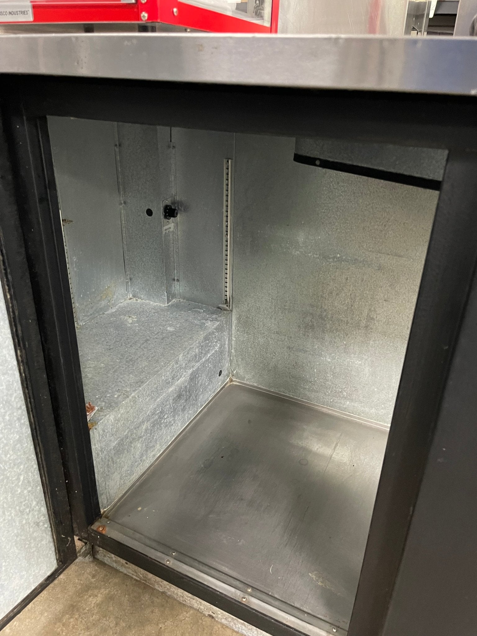 Used APW 90.25" Commercial 3 Door Bar Refrigerator 120V - Falcon Restaurant Supply - 5