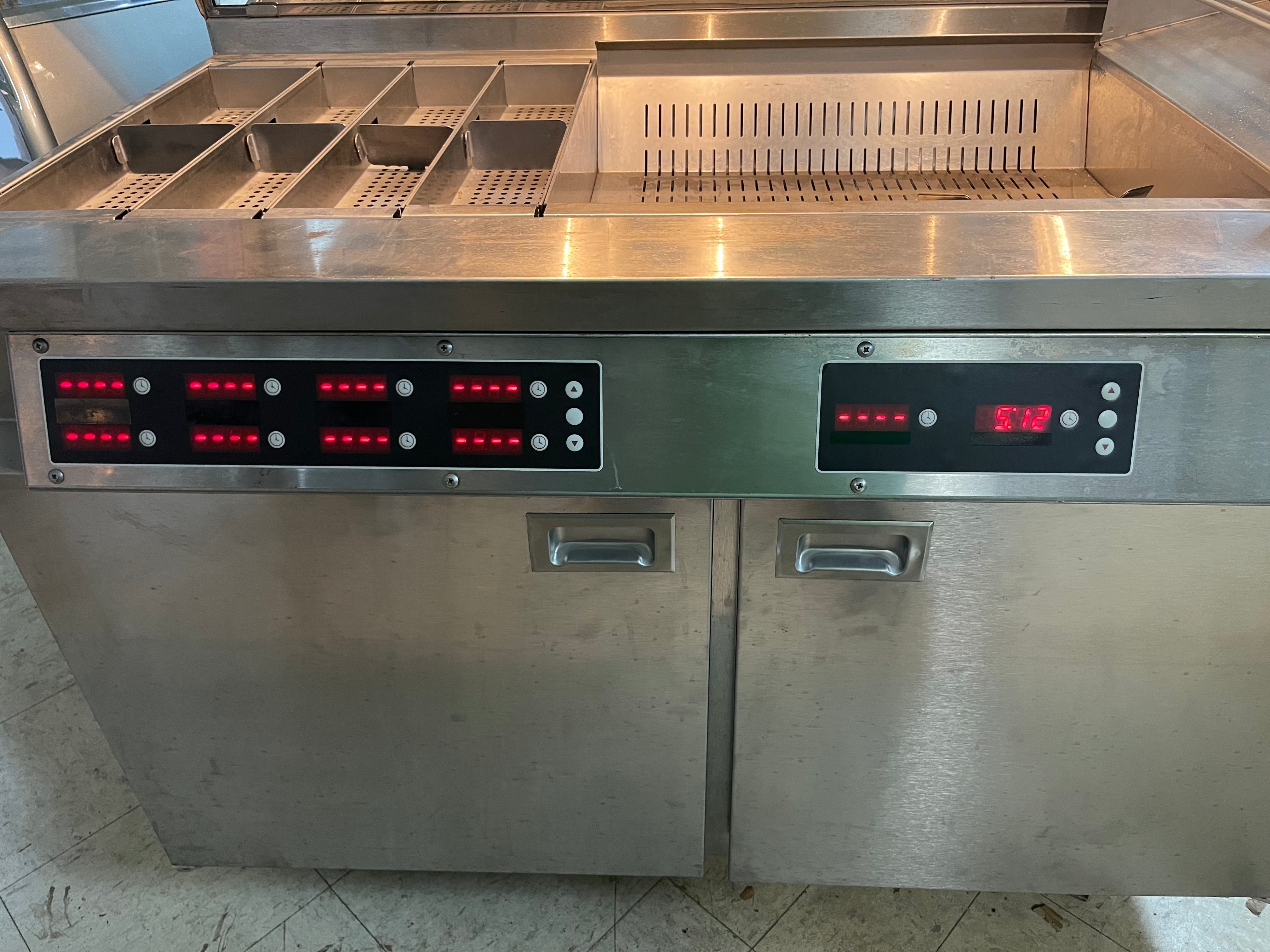 Used Marshall Air RR5-48.5LT ThermoGlo Stainless Steel Fryer Heated Dump Station 220V