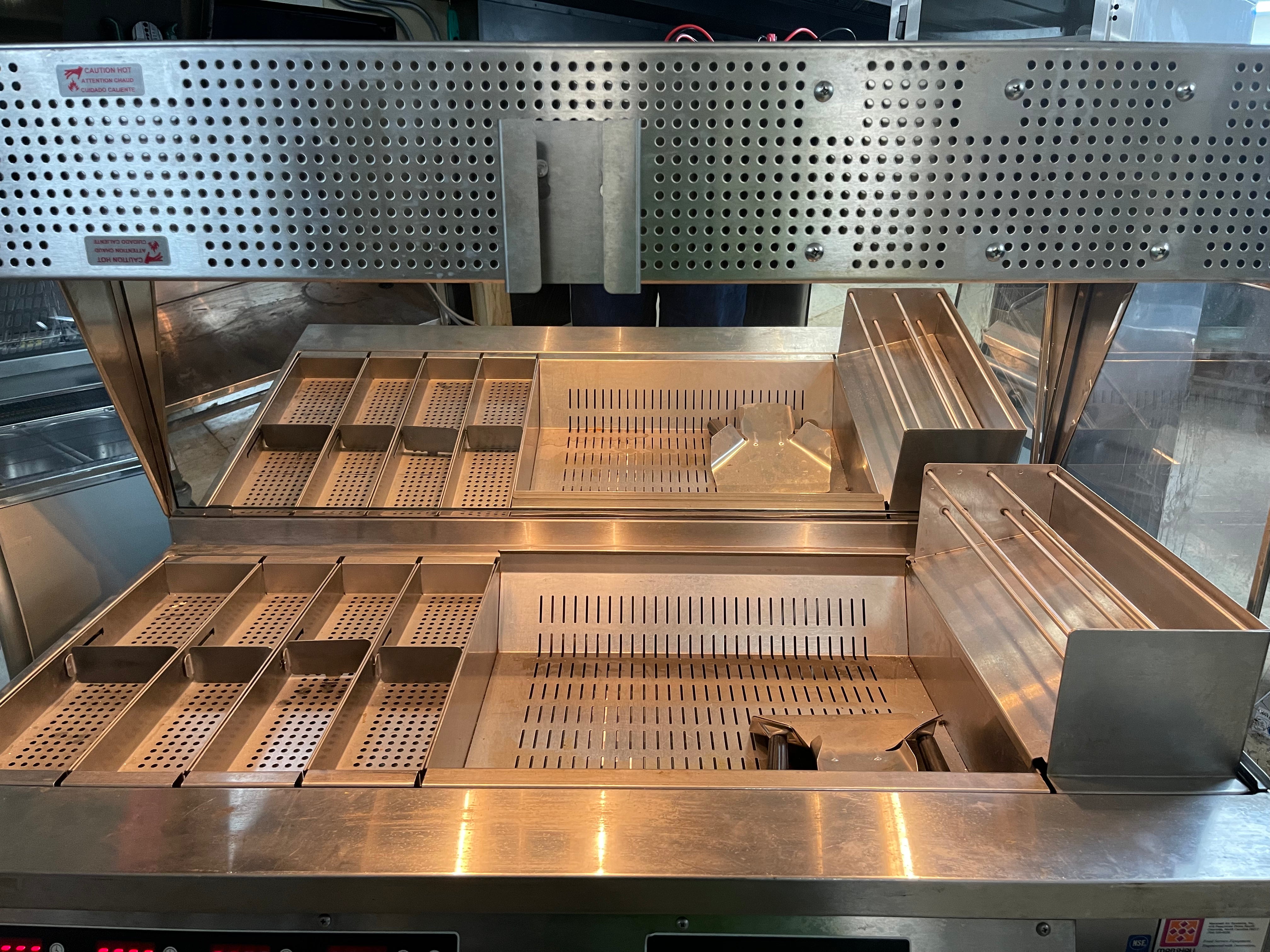 Used Marshall Air RR5-48.5LT ThermoGlo Stainless Steel Fryer Heated Dump Station 220V