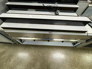 Used LED Baseline 60" 2 Tier LED Lighted Liquor Display Shelf 120V Black