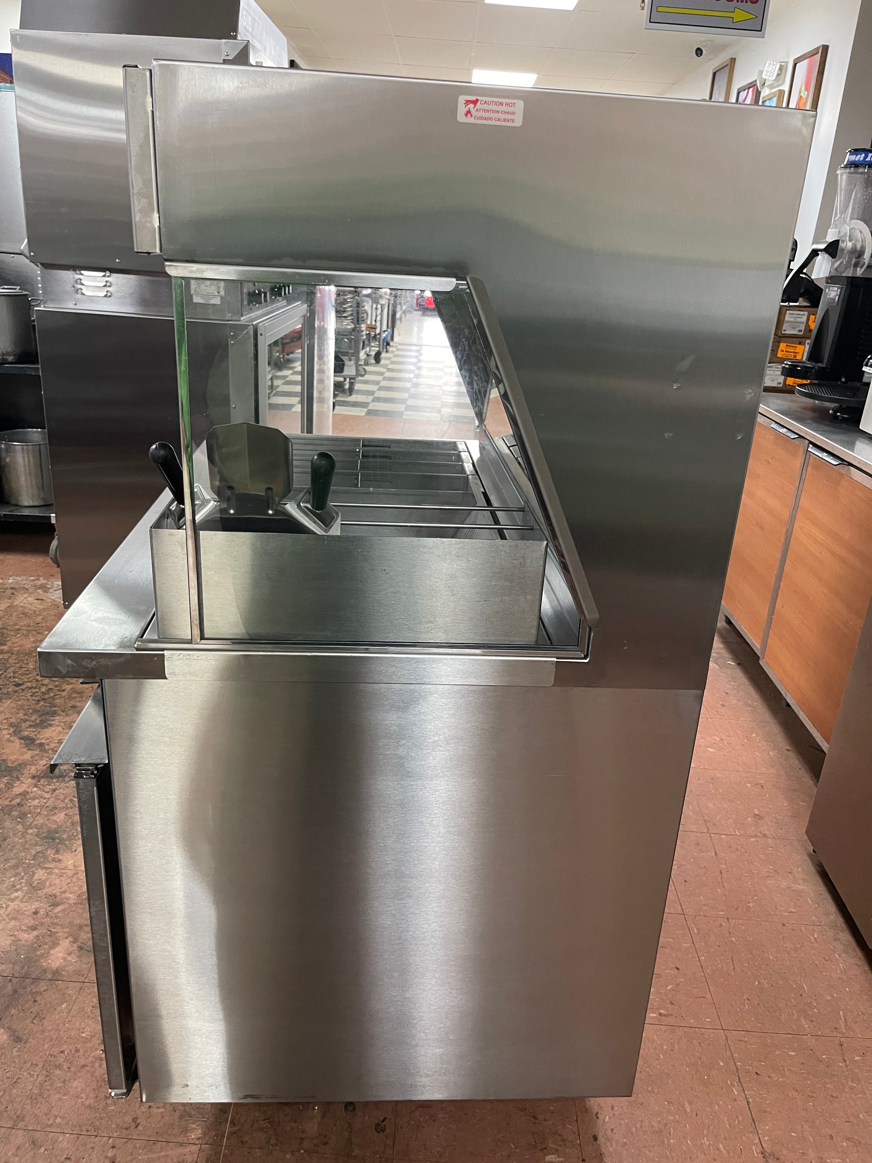 Used Marshall Air RR5-48.5LT ThermoGlo Stainless Steel Fryer Heated Dump Station 220V