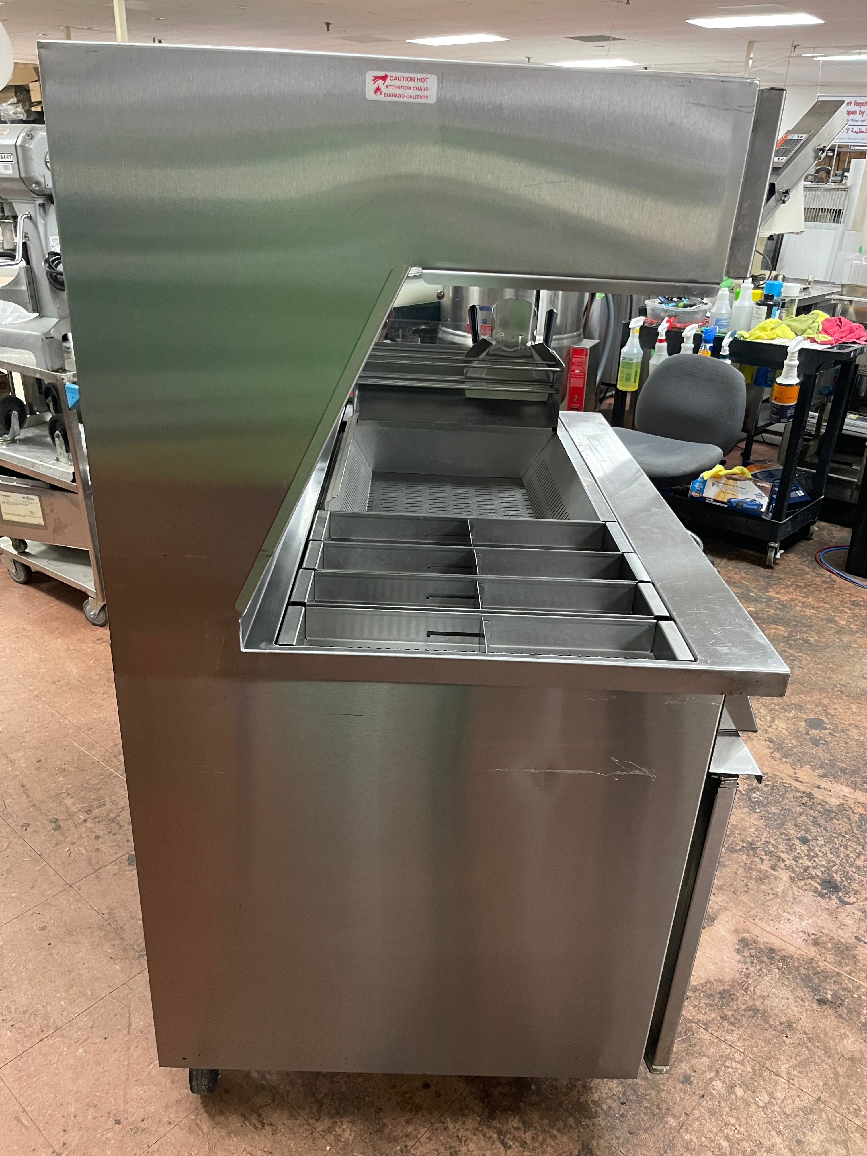 Used Marshall Air RR5-48.5LT ThermoGlo Stainless Steel Fryer Heated Dump Station 220V