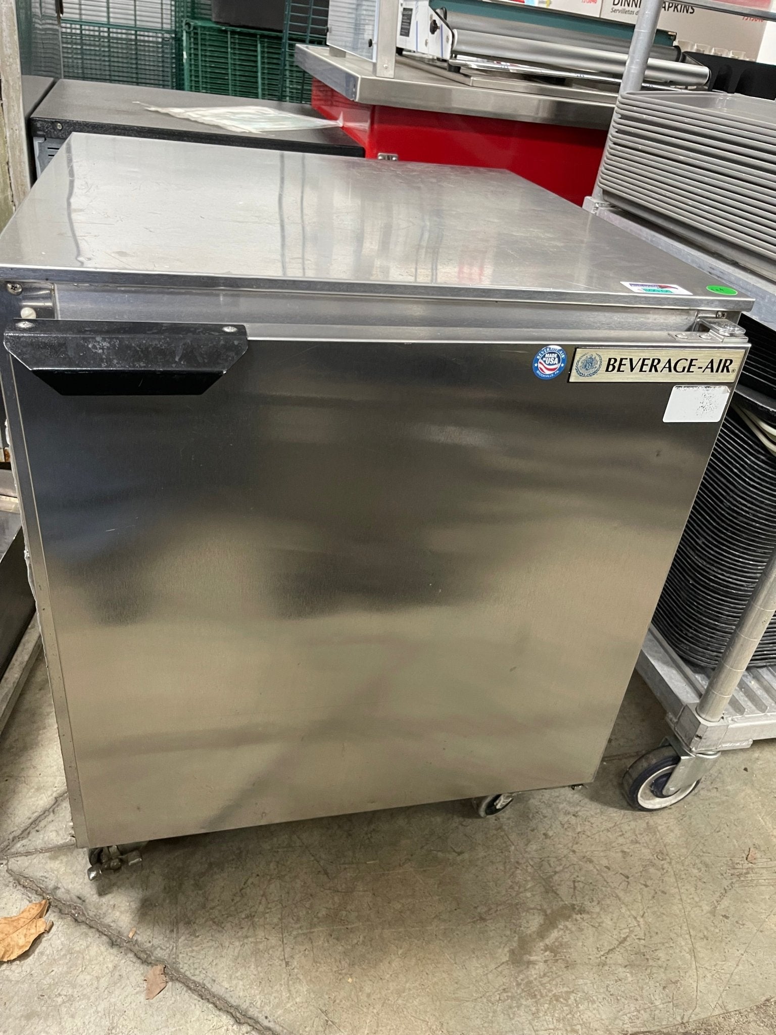 Used 27" Beverage Air UCR27A - 23 Undercounter Commercial Refrigerator 120V - Falcon Restaurant Supply - 1