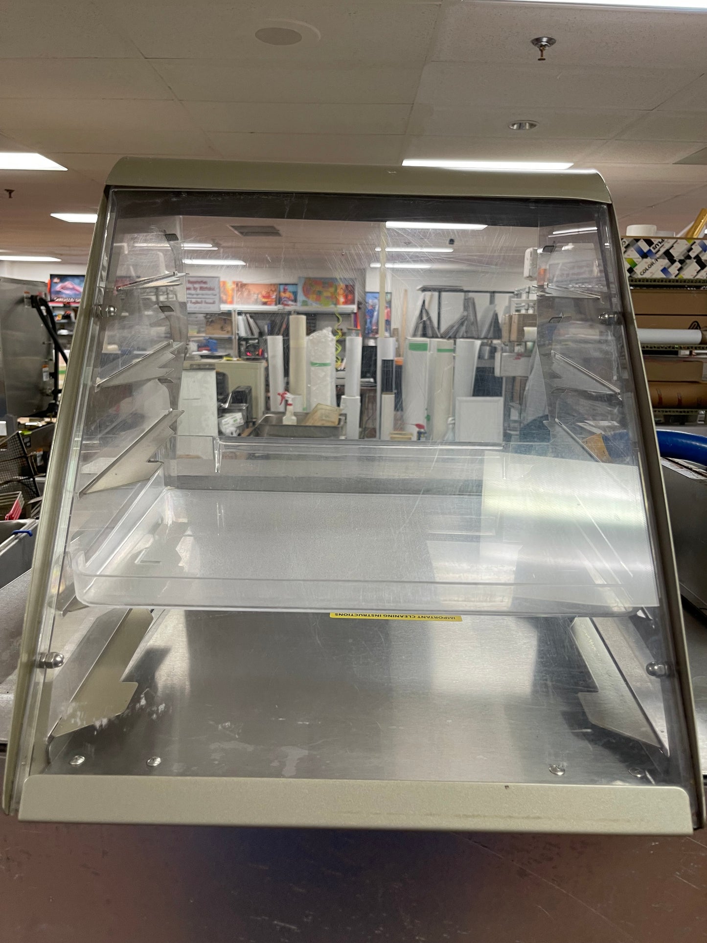 Used Nemco 6490-SUBA Countertop Display with 1 Shelf