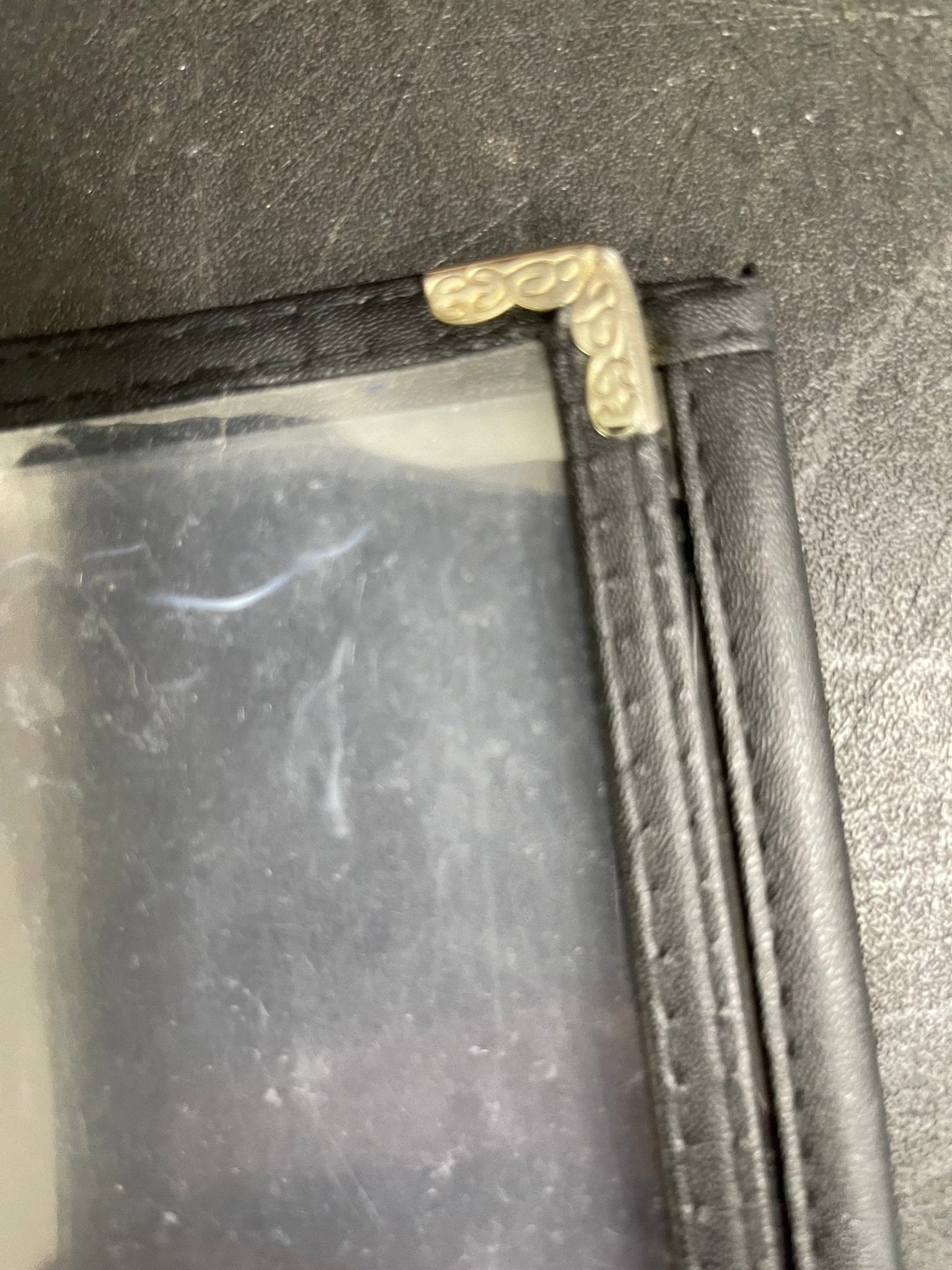 Used OwnMy 8.5 x 11 Inch Triple Fold 6 View Restaurant Menu Covers - Falcon Restaurant Supply - 5