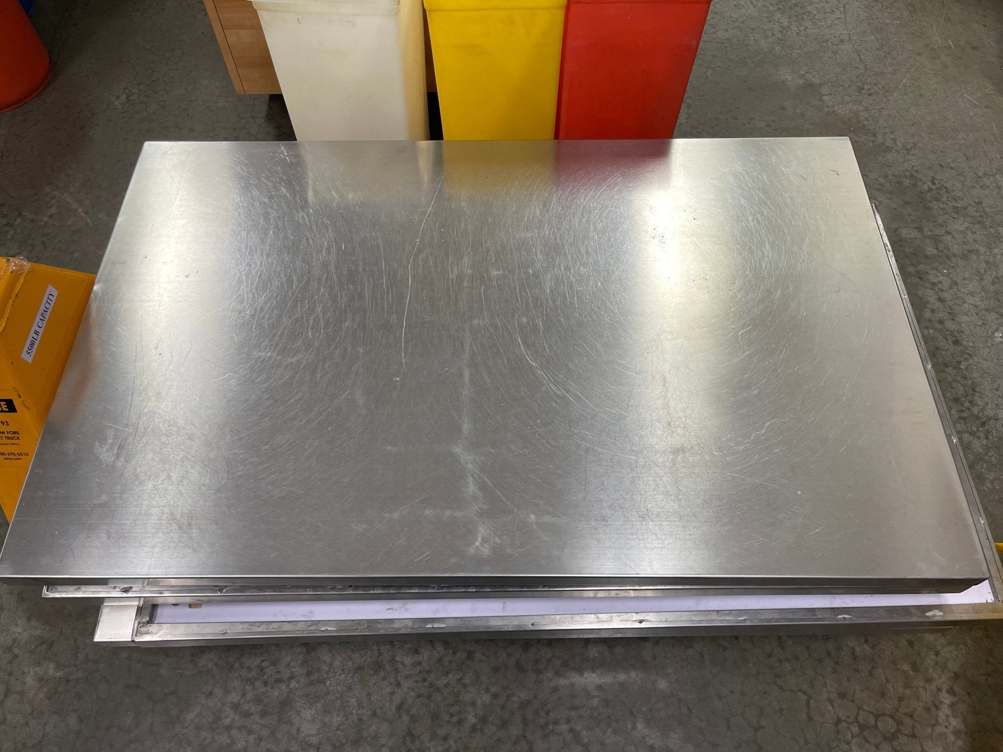 Used 48"x30" Stainless Steel Commercial Dining Service Table Top - Falcon Restaurant Supply - 1