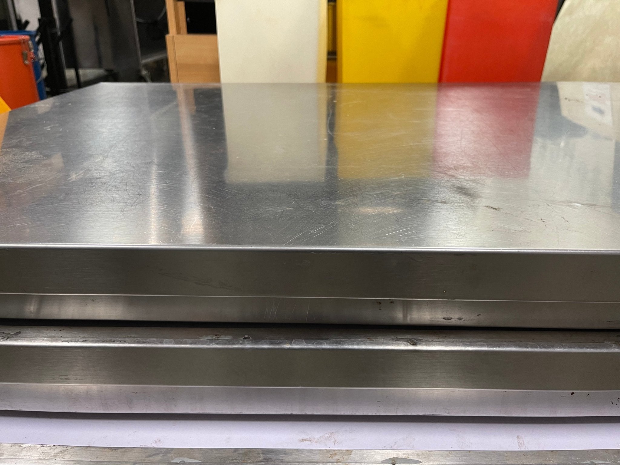 Used 48"x30" Stainless Steel Commercial Dining Service Table Top - Falcon Restaurant Supply - 3