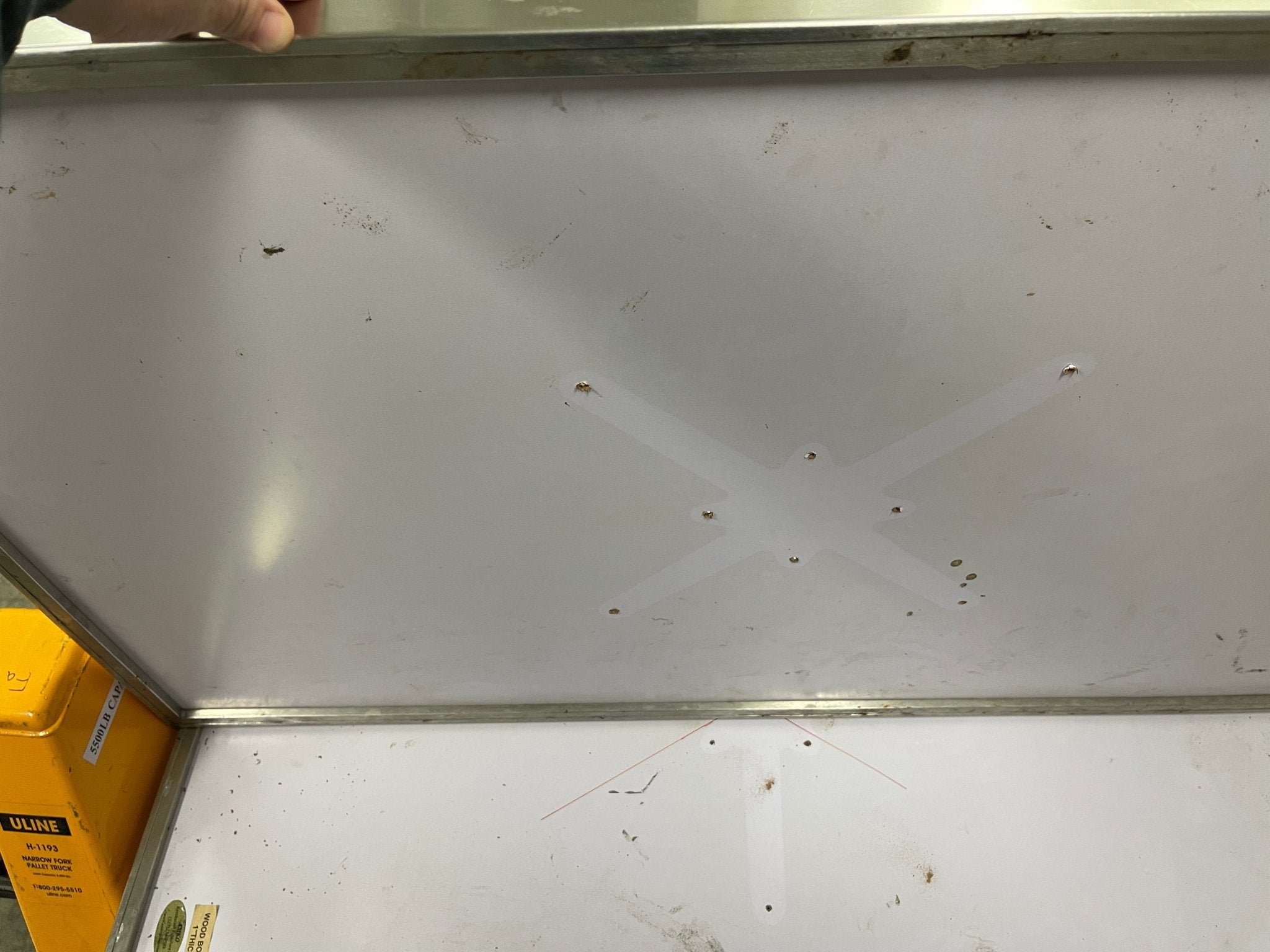 Used 48"x30" Stainless Steel Commercial Dining Service Table Top - Falcon Restaurant Supply - 4