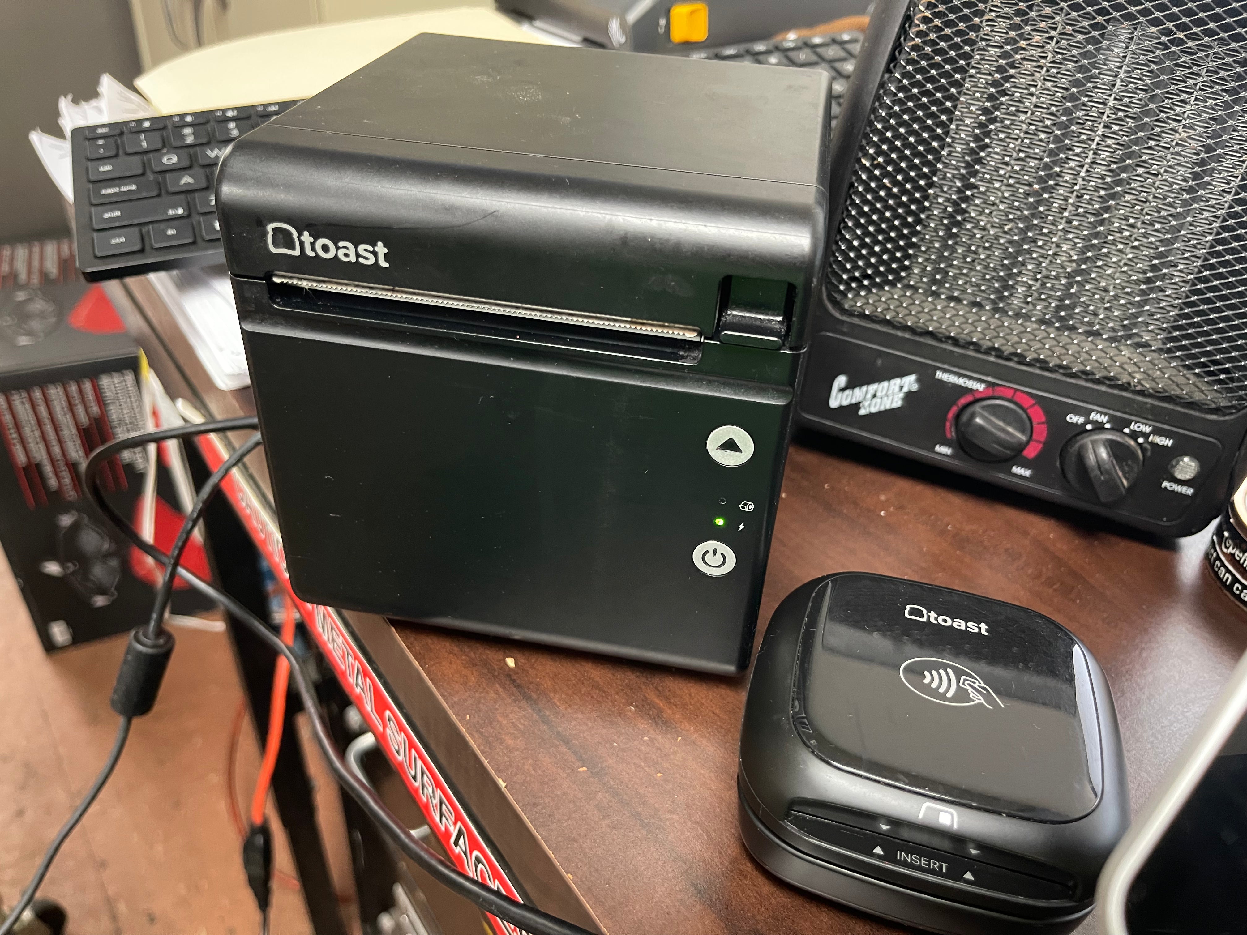 Used Toast Flex Retail POS System with Printer Cash Drawer and Card Reader