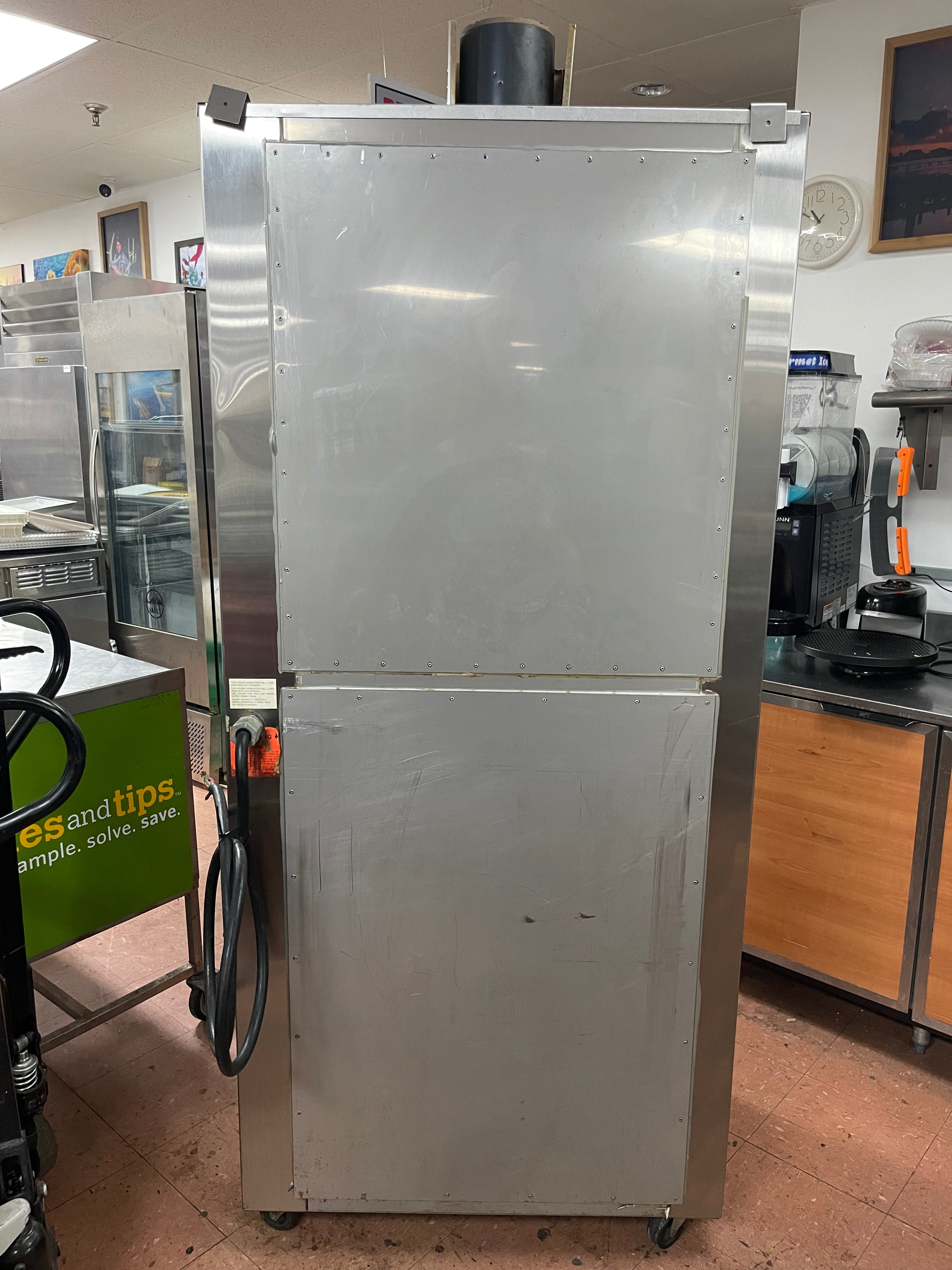 Used NU-VU OP-2LFM Double Deck Electric Heated Proofer Oven Combo 120/208V, 3 Phase