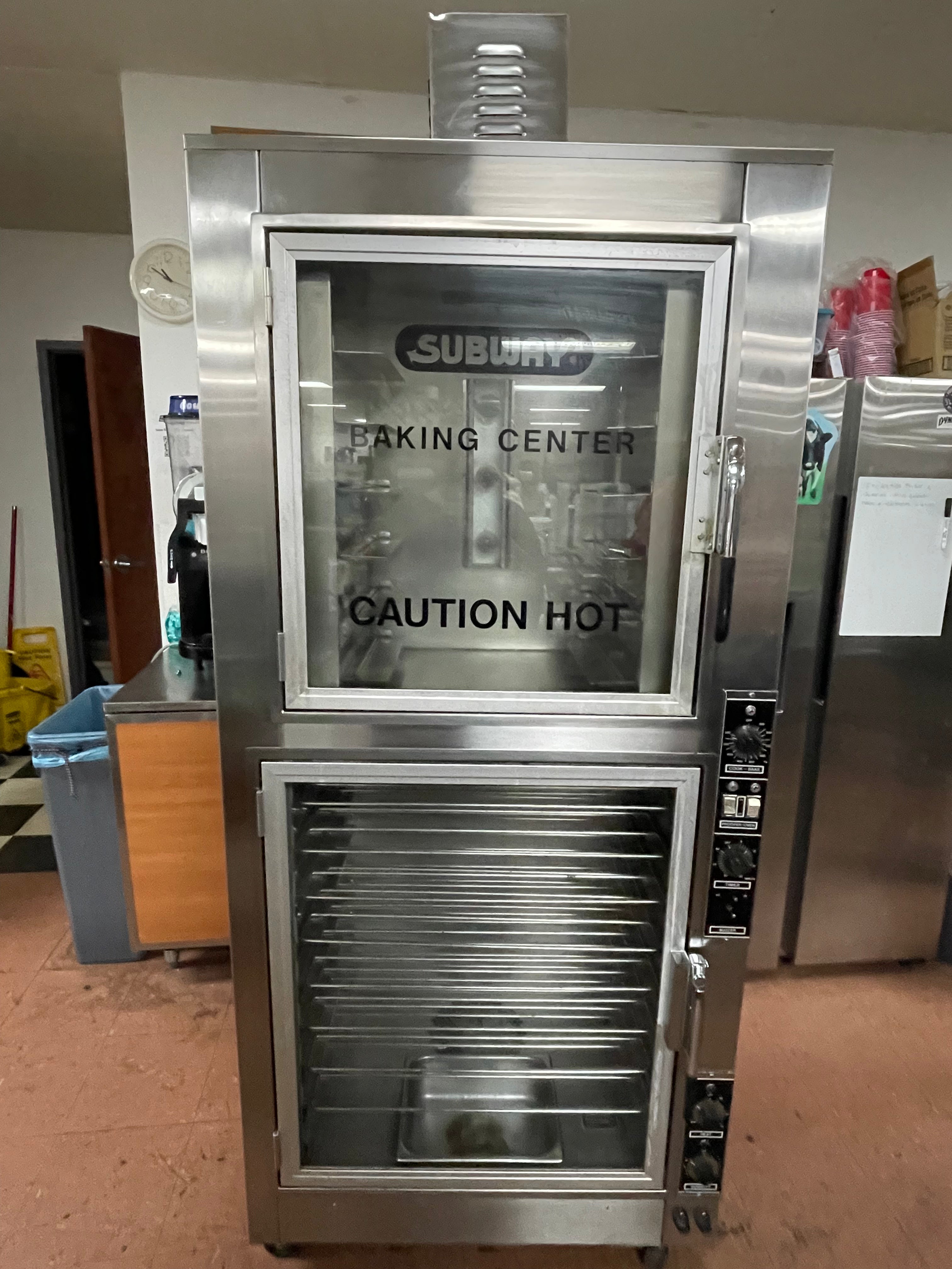 Used NU-VU OP-2LFM Double Deck Electric Heated Proofer Oven Combo 120/208V, 3 Phase