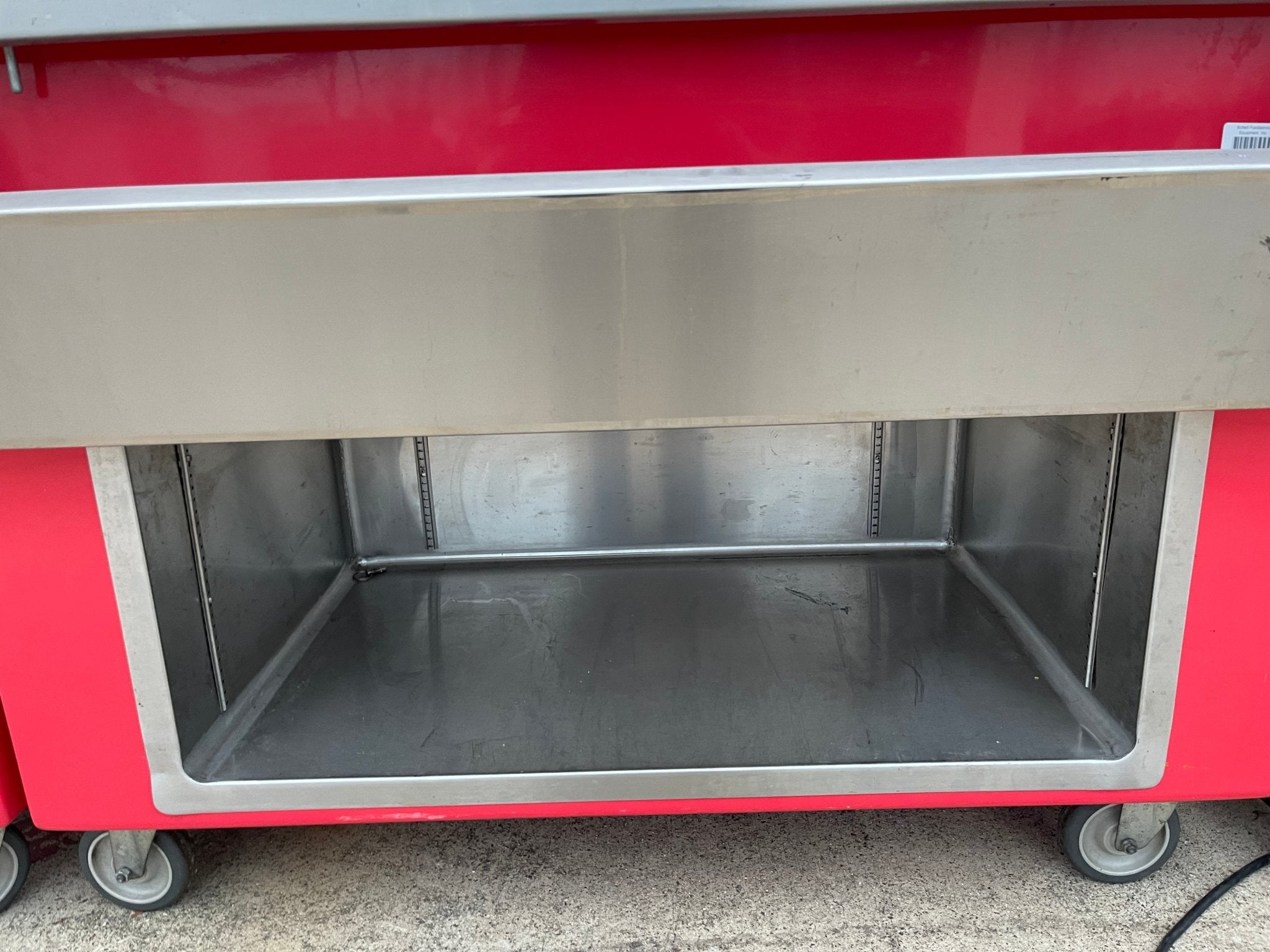 Used 50"x30" ColorPoint Stainless Steel Work Station with Folding Shelf - SS39 - Falcon Restaurant Supply - 2