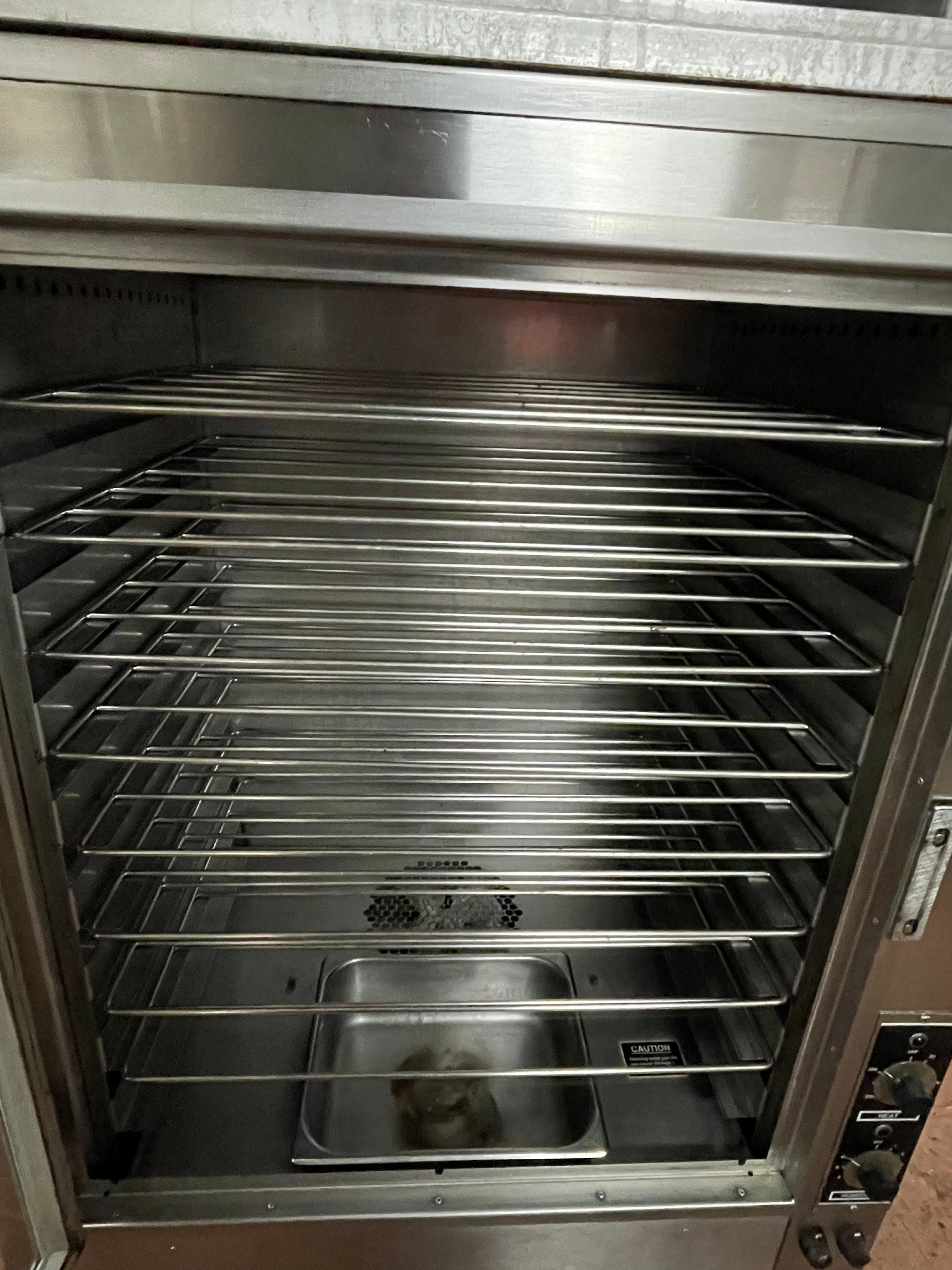 Used NU-VU OP-2LFM Double Deck Electric Heated Proofer Oven Combo 120/208V, 3 Phase