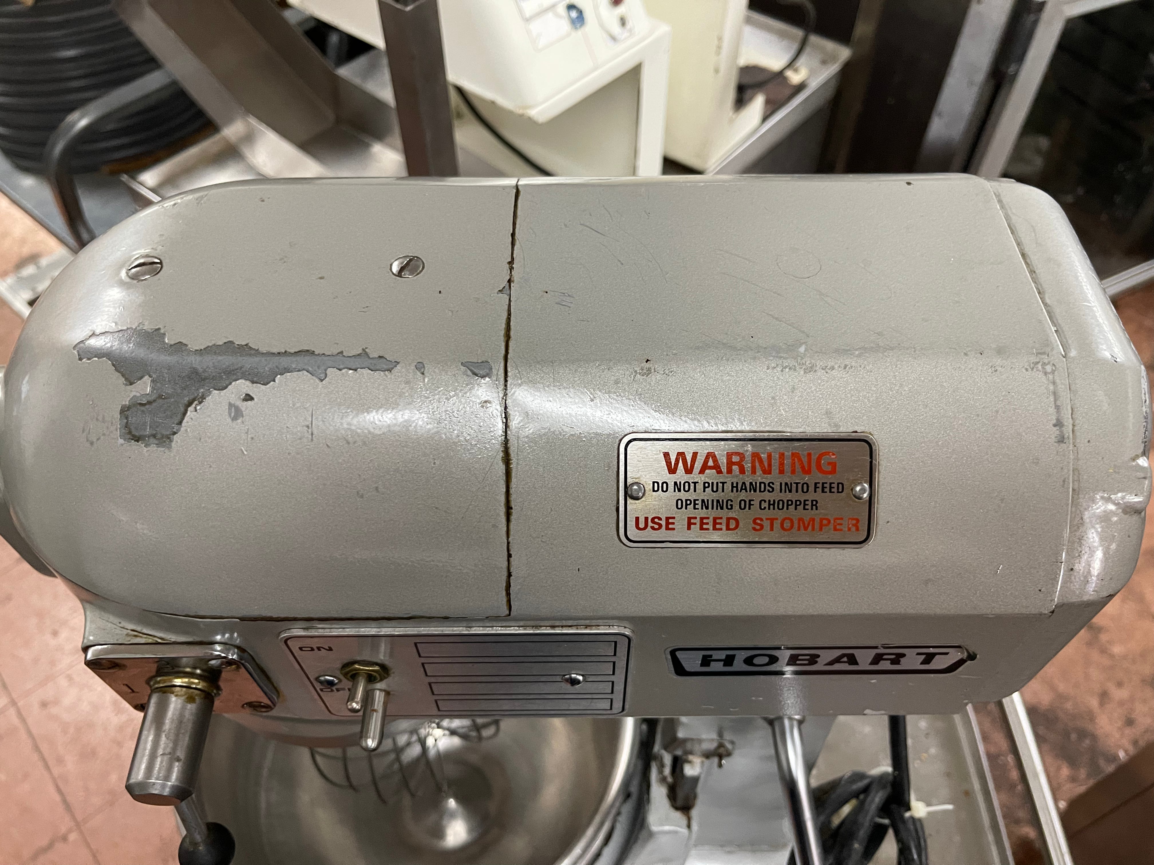 Used Hobart A120 Stand Mixer with Whisk and Bowl 12qt 120V - 2