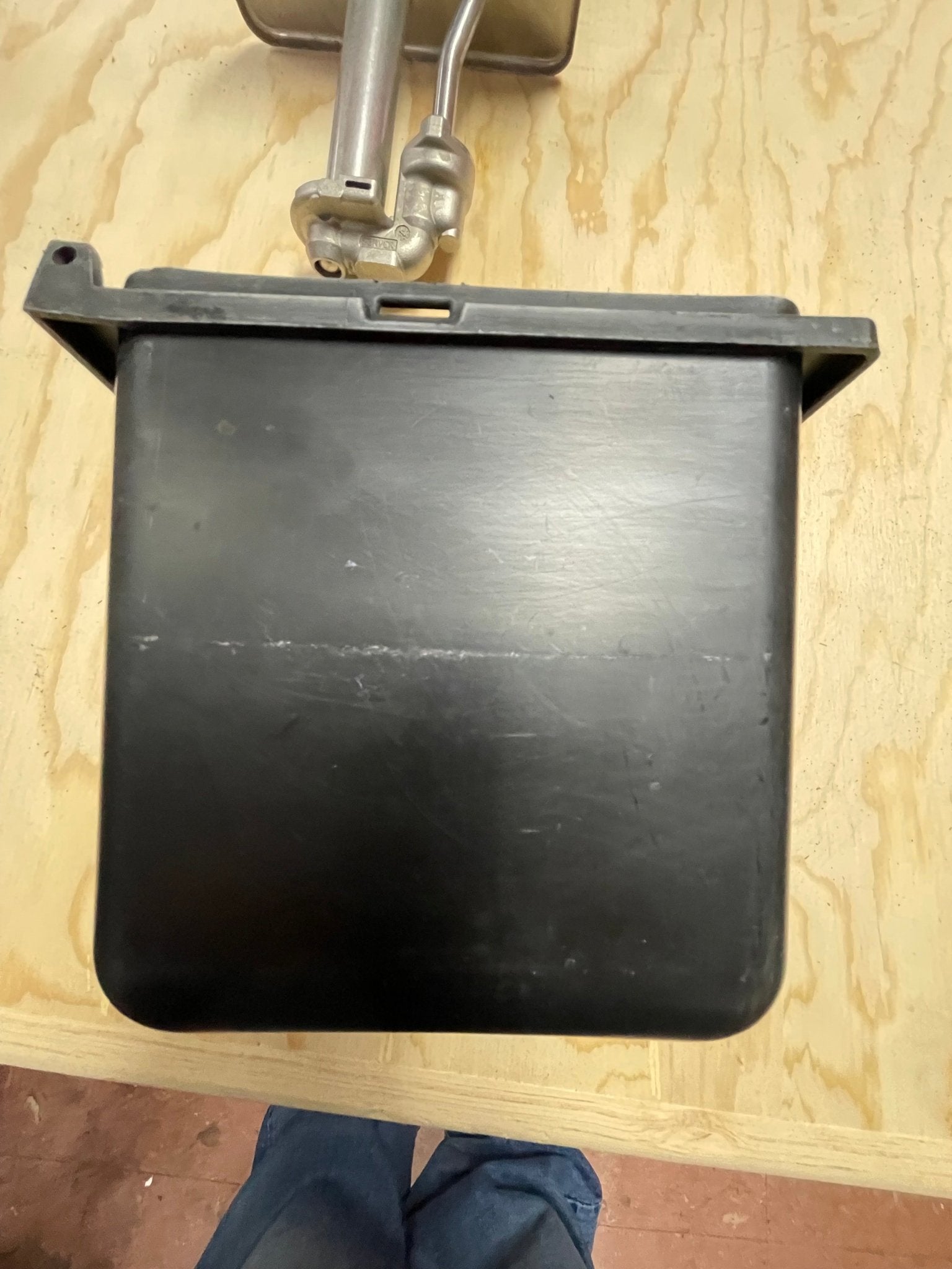 Used Server Products 87249 - 1/9 Stainless Jar Tall Condiment Pump Dispenser - Falcon Restaurant Supply - 6