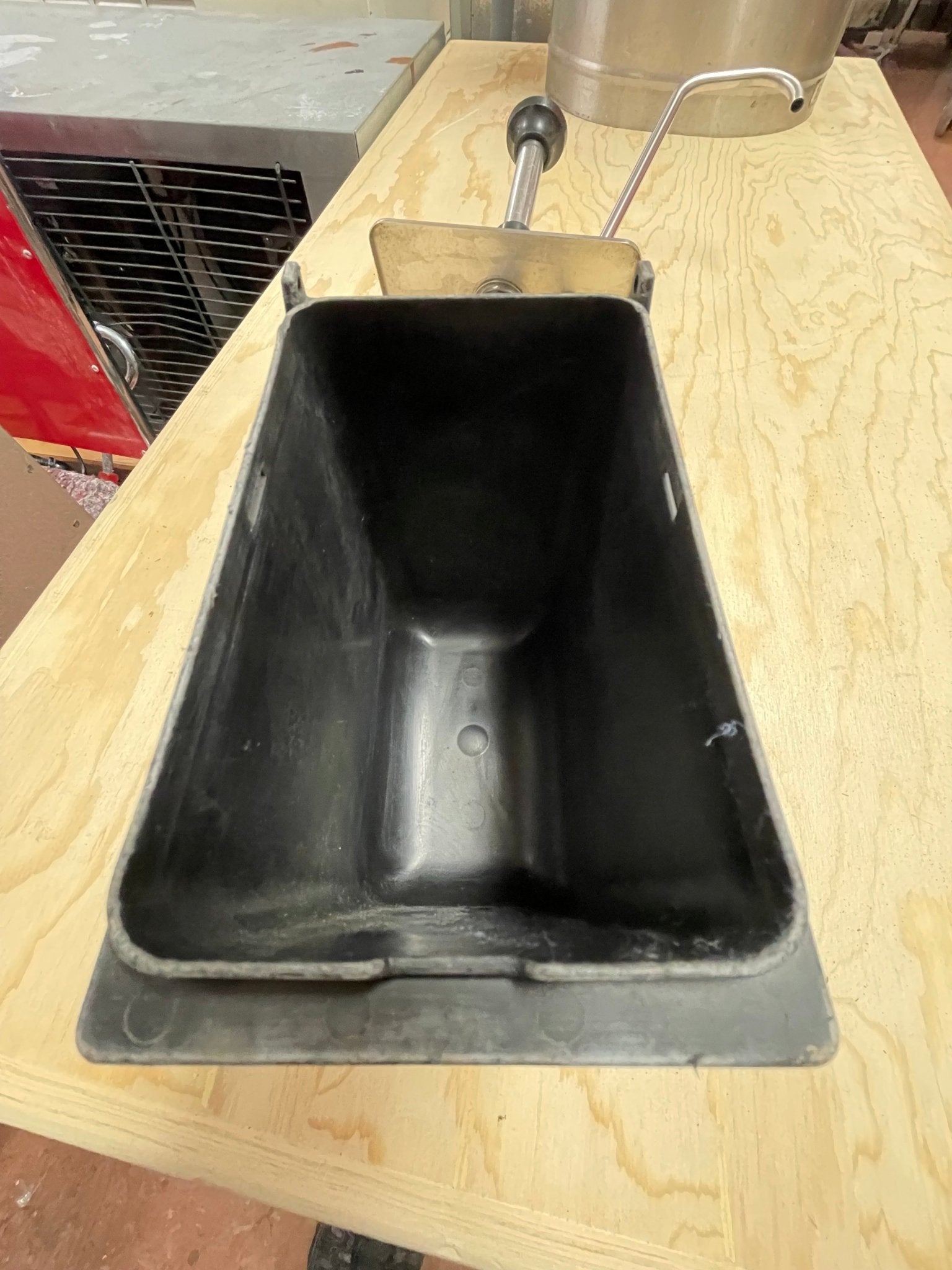 Used Server Products 87249 - 1/9 Stainless Jar Tall Condiment Pump Dispenser - Falcon Restaurant Supply - 7