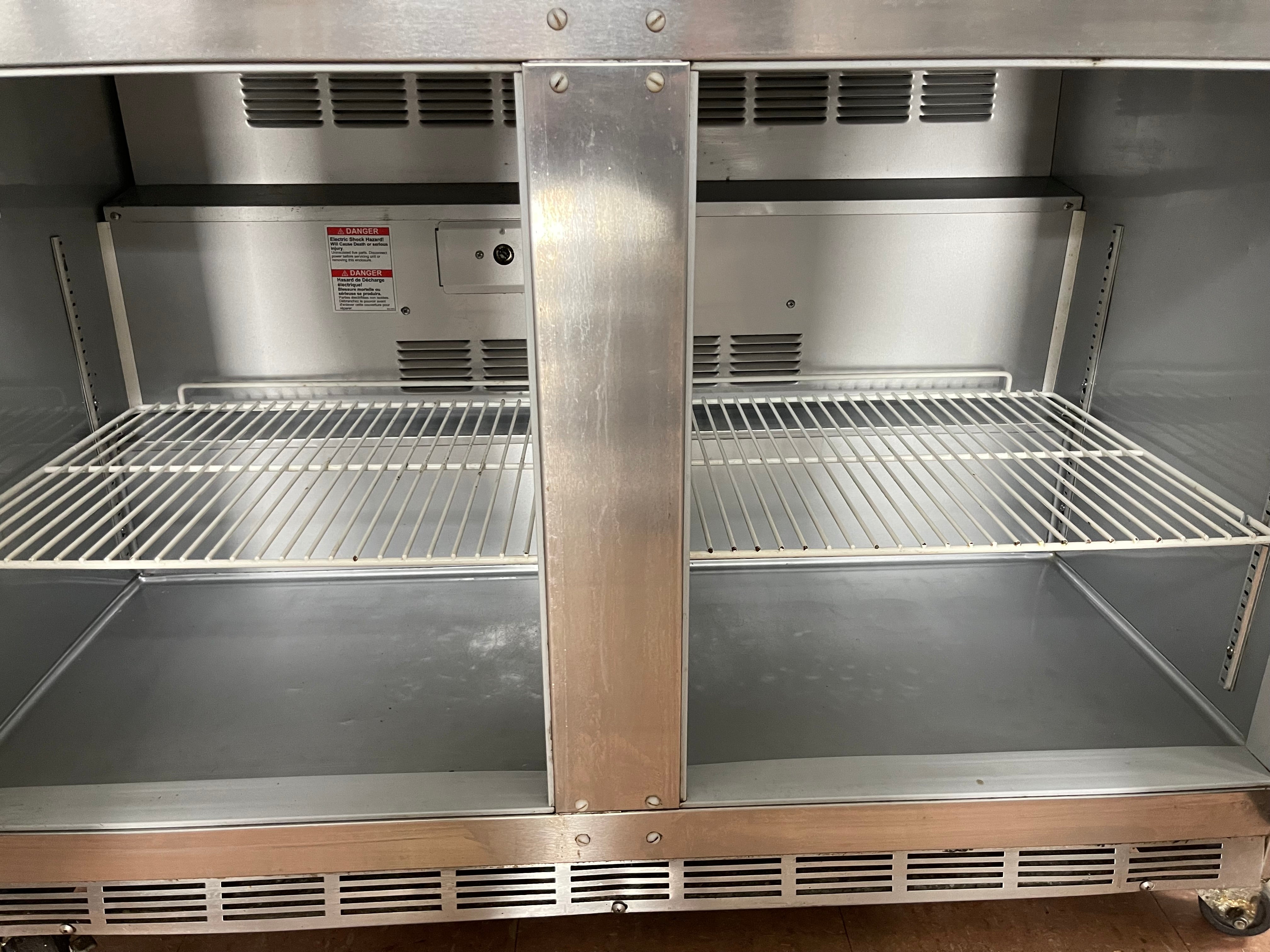 Used 48" Beverage-Air UCR48A-23 Low Profile Undercounter Refrigerator 120V - JS