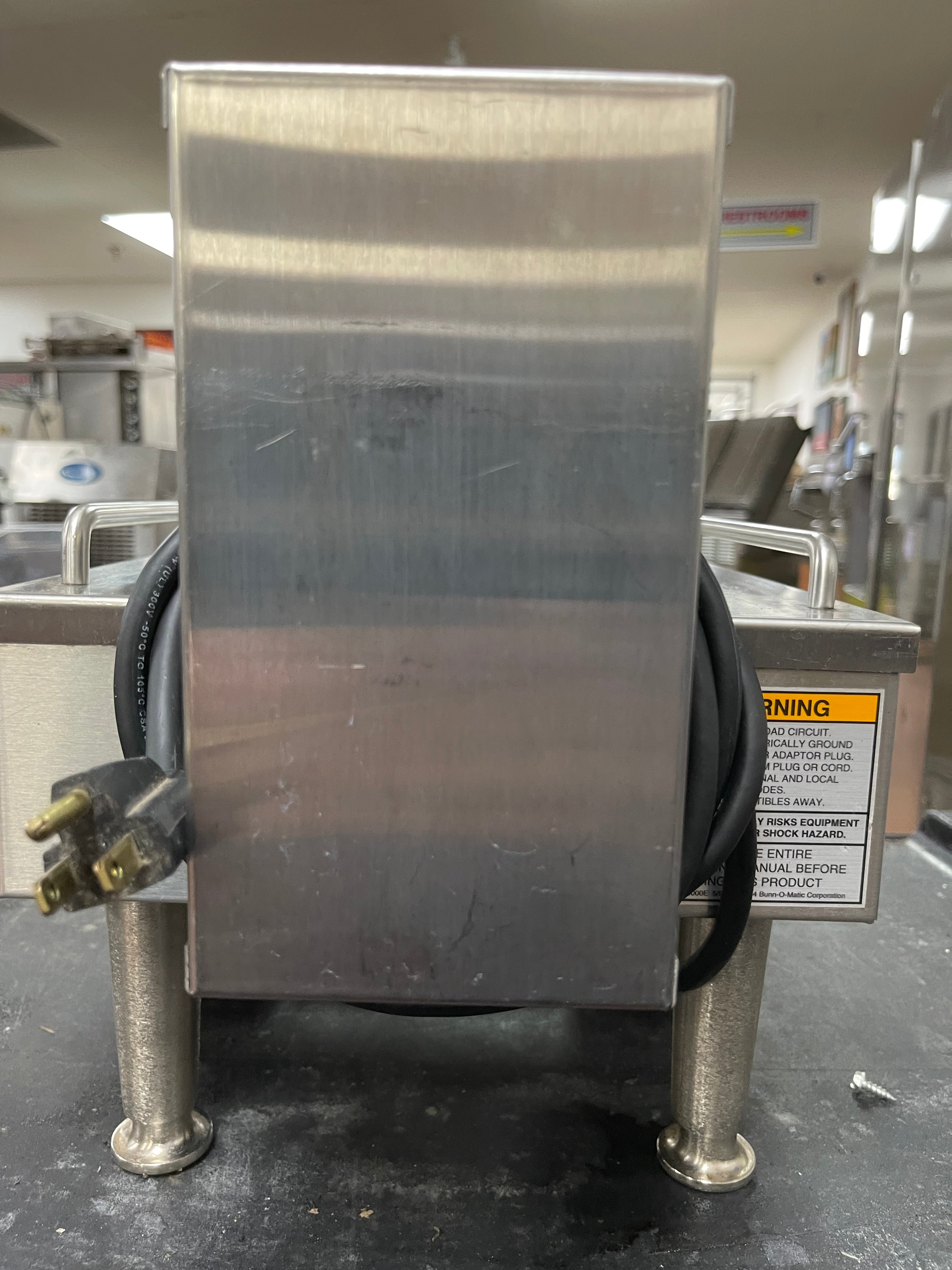 Used Bunn 27825.0007 Soft Heat Stainless Steel Coffee Docking Station - 120V SB