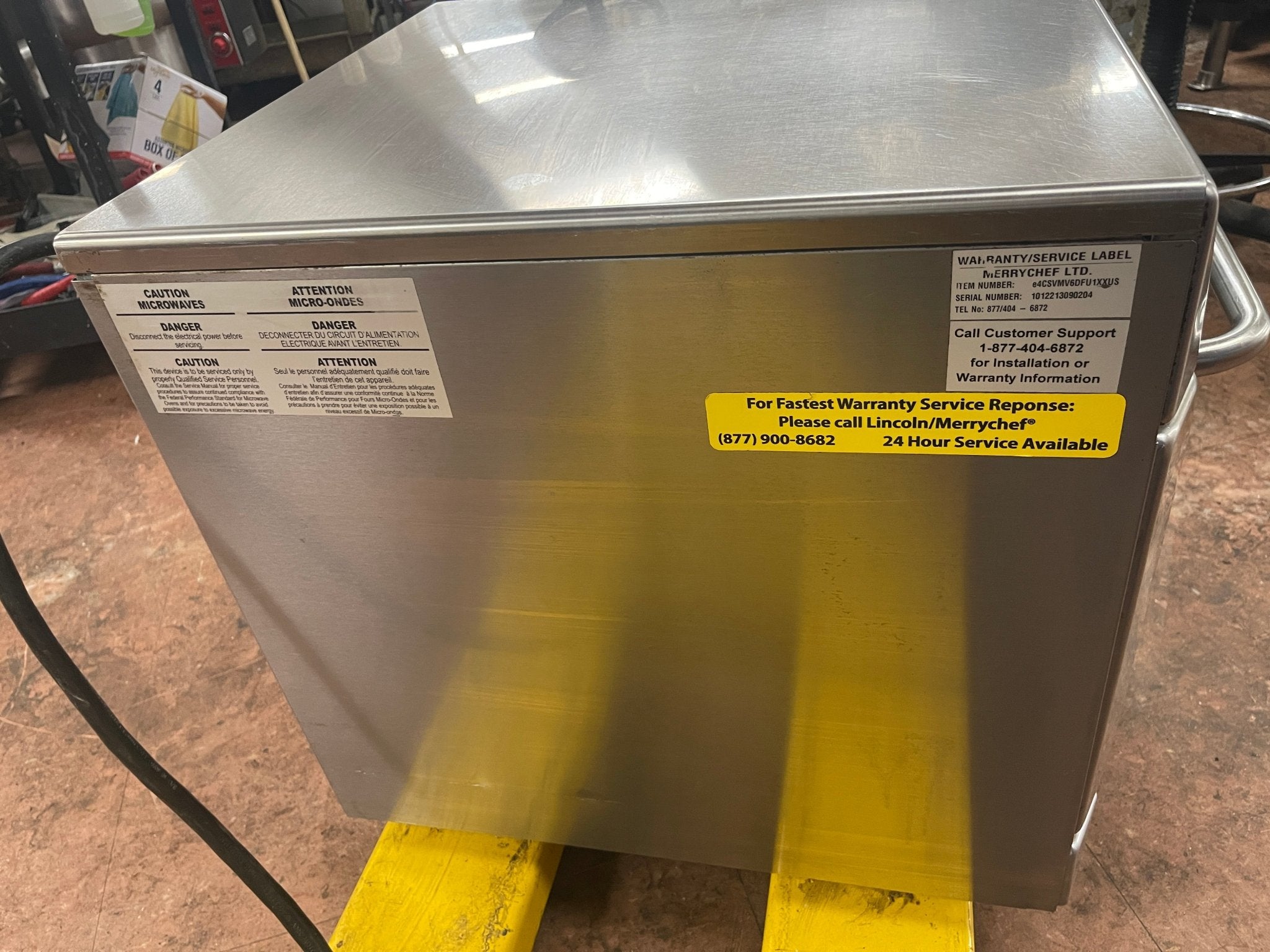 Used Merrychef eikon e4 High-Speed Accelerated Cooking Countertop Oven 220V