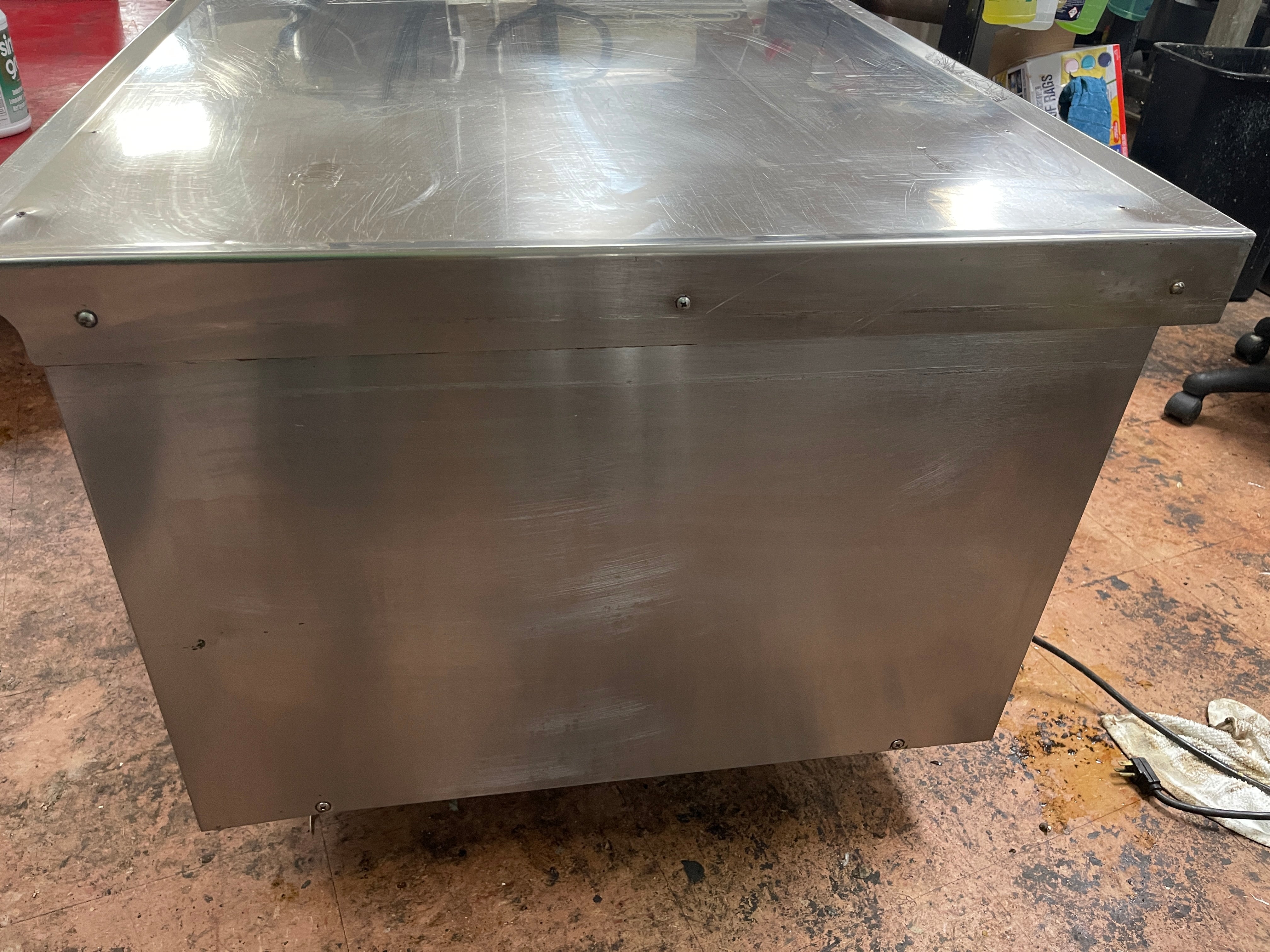 Used 36" Traulsen TE036HT Stainless 2 Drawer Refrigerated Chef Base 120V