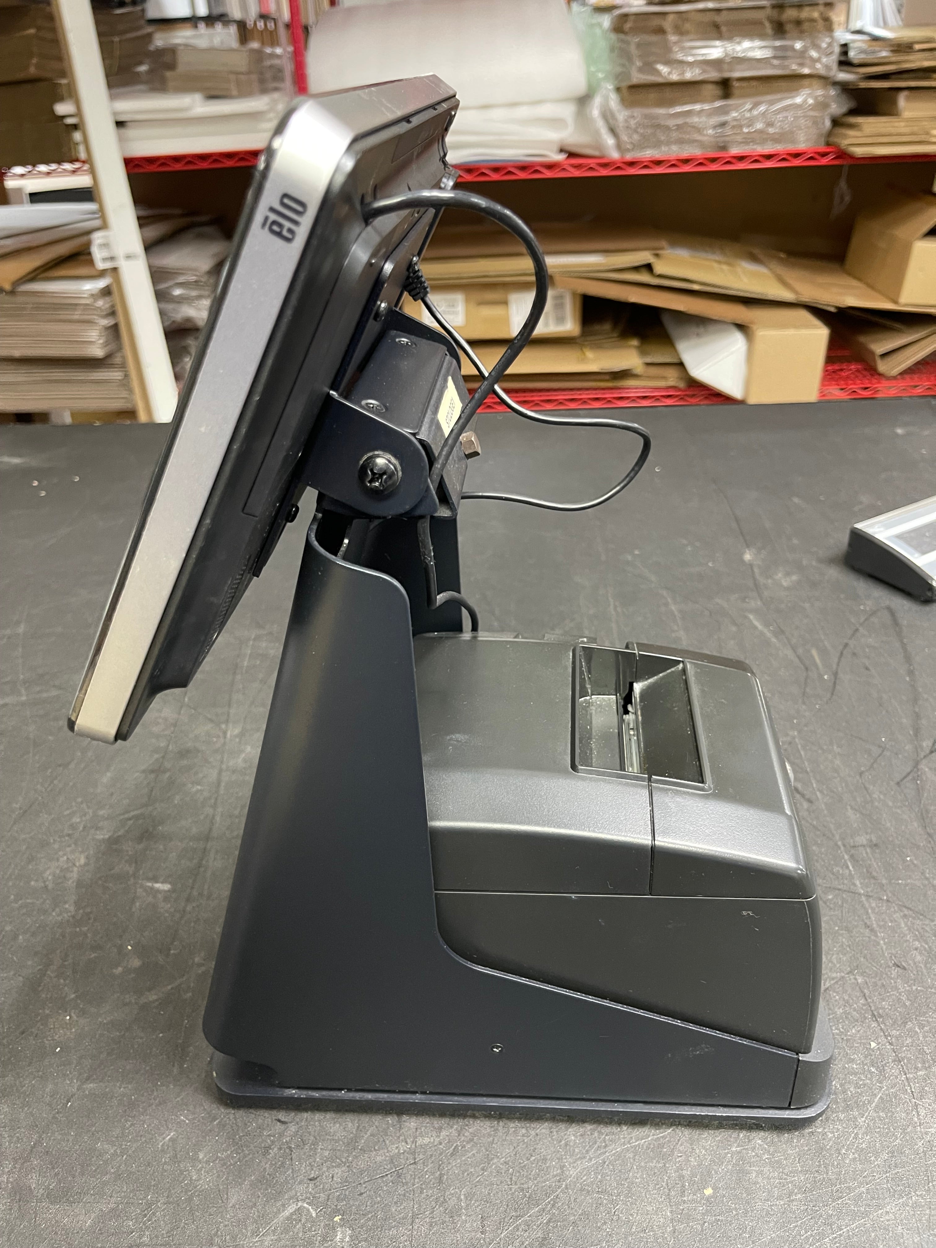 Used Elo 10" POS System with Printer, Stand and Card Reader Retail