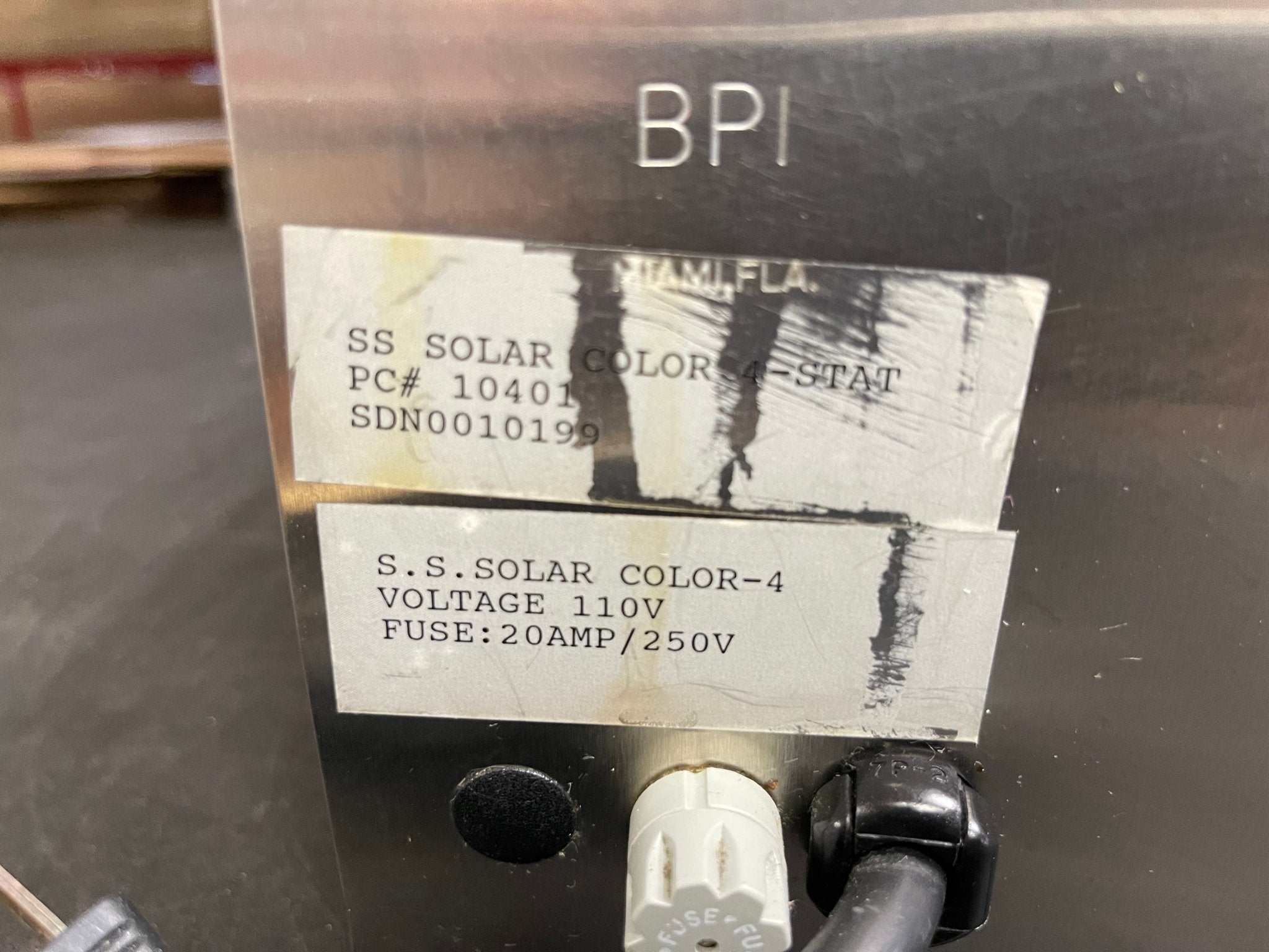 Used BPI 4 Pan Stainless Steel Countertop Warmer 120V - Falcon Restaurant Supply - 4