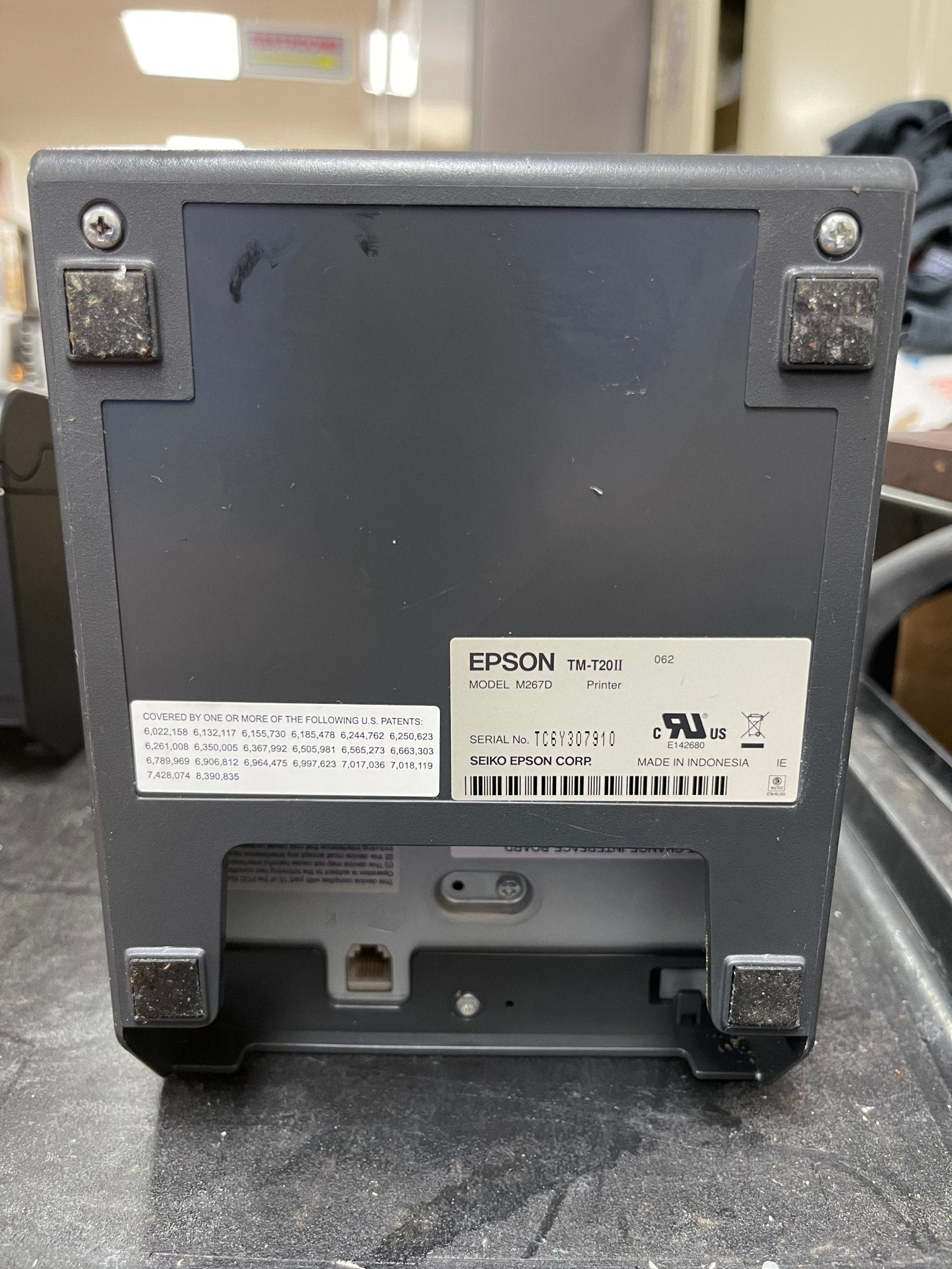 Used Epson TM - T20ii POS Thermal Receipt Printer M267D - HLR - Falcon Restaurant Supply - 7