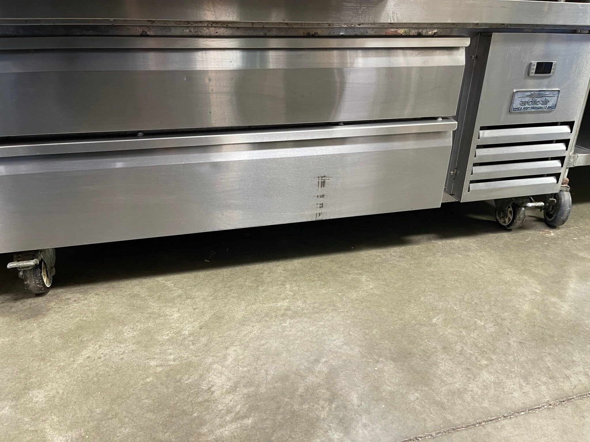 Used Arctic Air ARCB60 62" Two Drawer Refrigerated Chef Base 120V - Falcon Restaurant Supply - 1