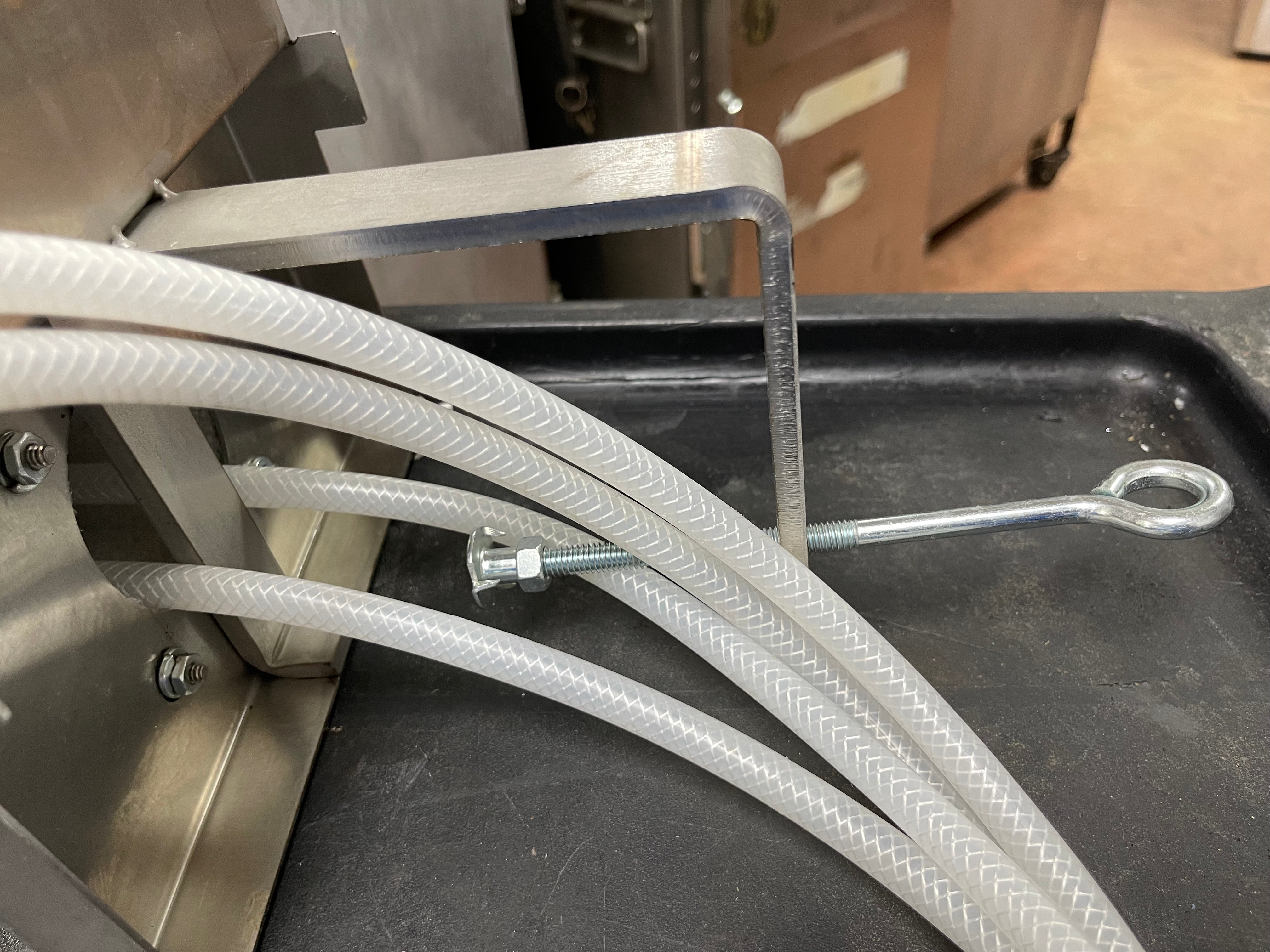 Used Krome Dispense 3" Stainless Double Beer Tower Bar Tap w/ Clamp Base