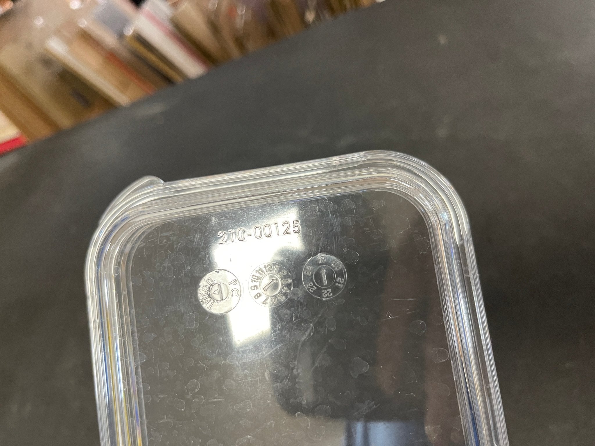 Used Crathco 210 - 00125 CS - 2E/1D - 16 and CS - 4E/2D/3D - 16 Clear Bowl Lid - Falcon Restaurant Supply - 3