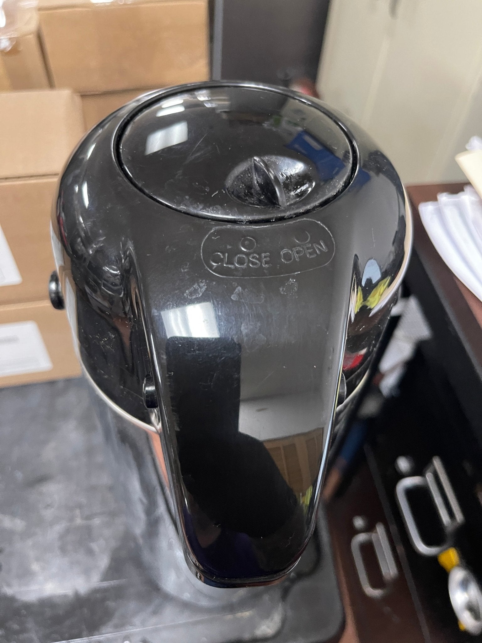 Used Bunn 28696.0002 Push Button Airpot Coffee Server Dispenser 2.15 Liter