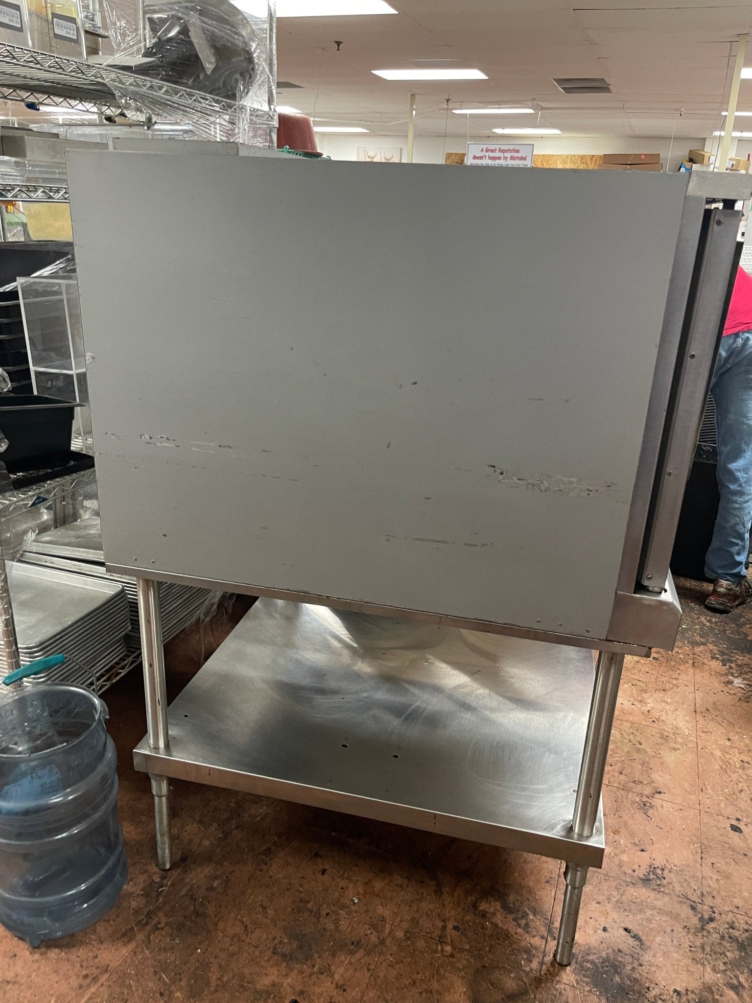 Used Lang ECCO - SII Electric Full Sized Convection Oven With Stand 208/240V - Falcon Restaurant Supply - 5