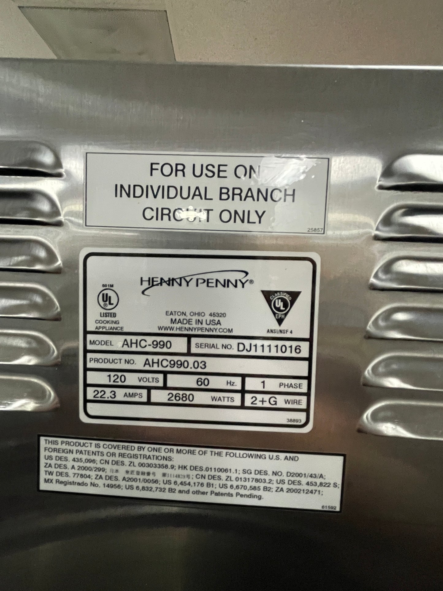 Used Henny Penny HHC-990 Heated Holding Cabinet with Humidity Control 220V