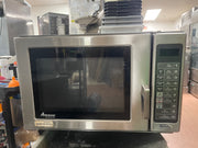 Used Amana RFS12SW2A Commercial 1200W Stainless Microwave 120V