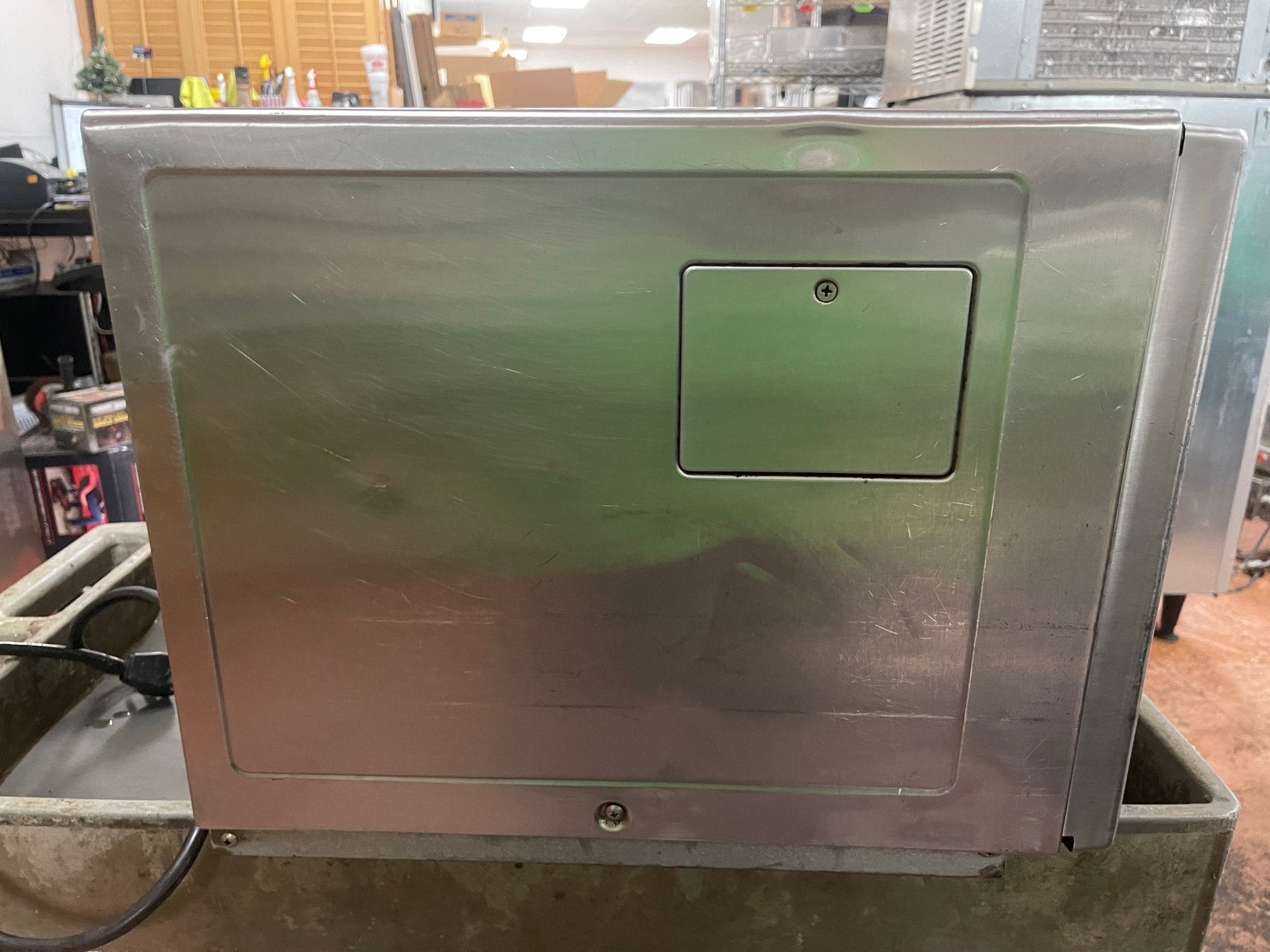 Used Amana RFS12SW2A Commercial 1200W Stainless Microwave 120V - Falcon Restaurant Supply - 7