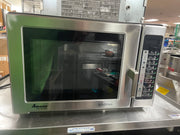 Used Amana RFS12SW2B Commercial 1200W Stainless Microwave 120V