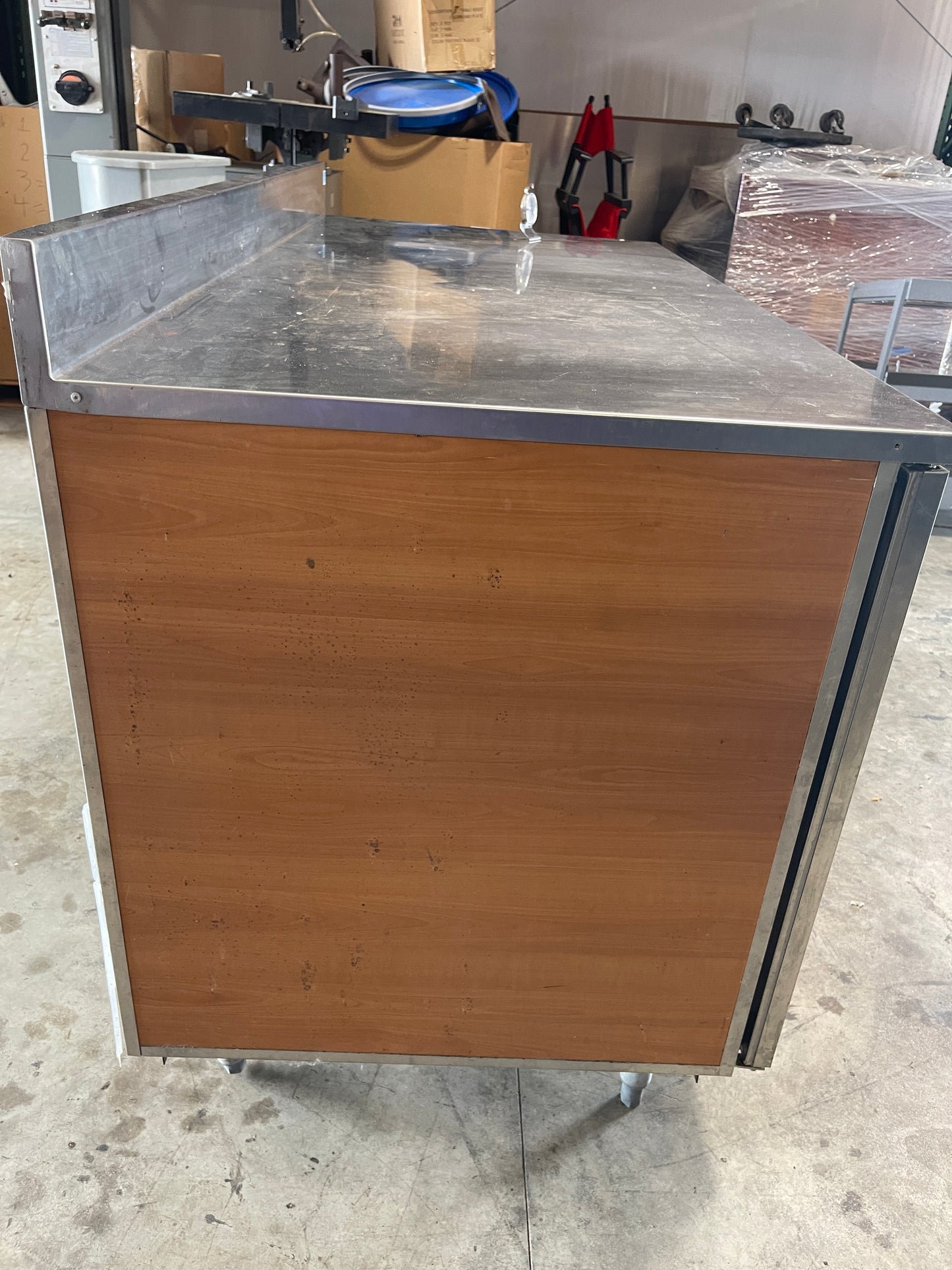Used 60" RBC-60M Refrigerated Work Top 2 Door Back Counter 120V