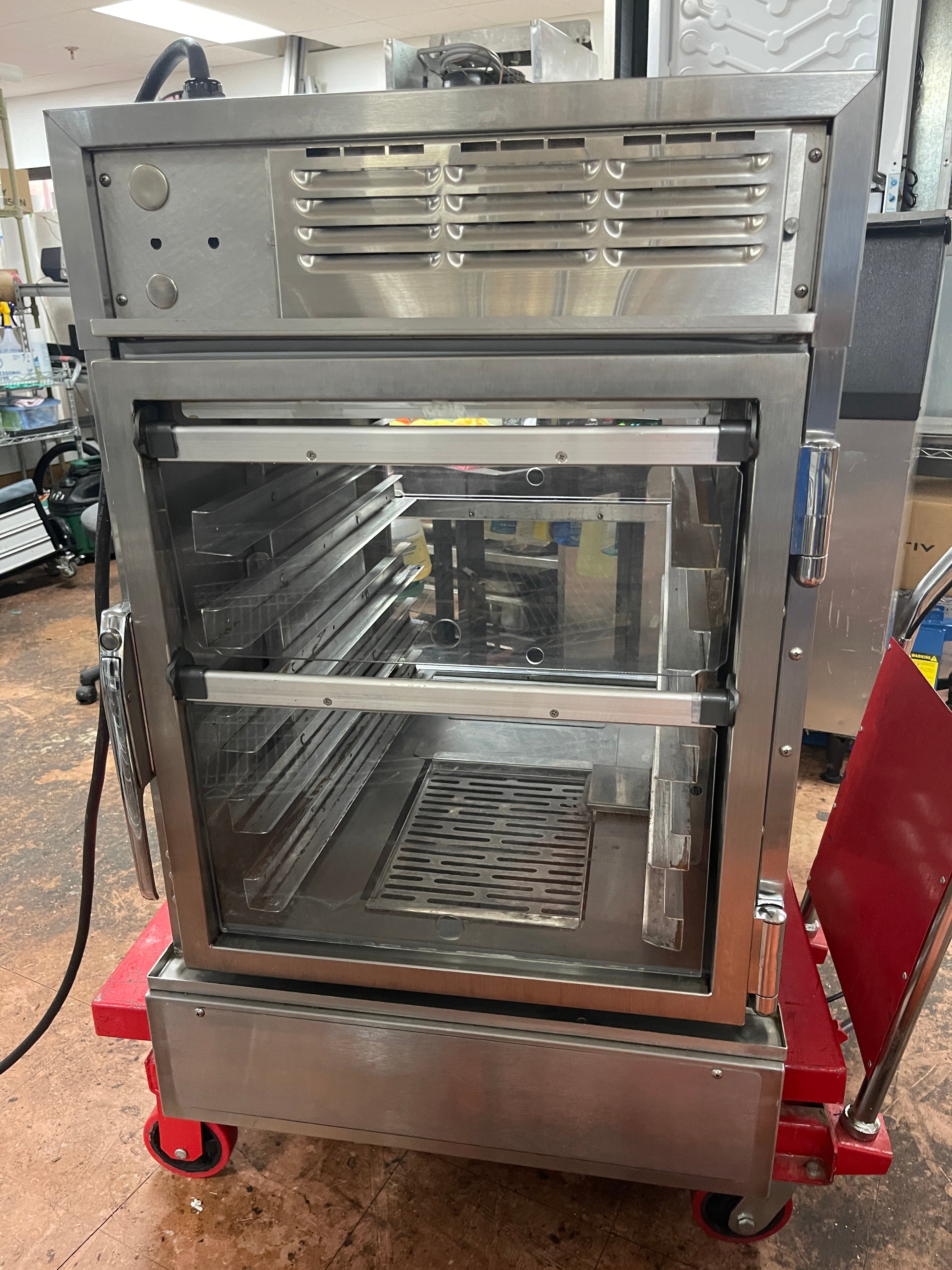 Used Henny Penny AHC-993 Humidified Heated Pass Thru Holding Cabinet 120V