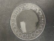 Used Arcoroc 01141 Roc 9 1/8" Clear Dinner Salad Plate Case of 24