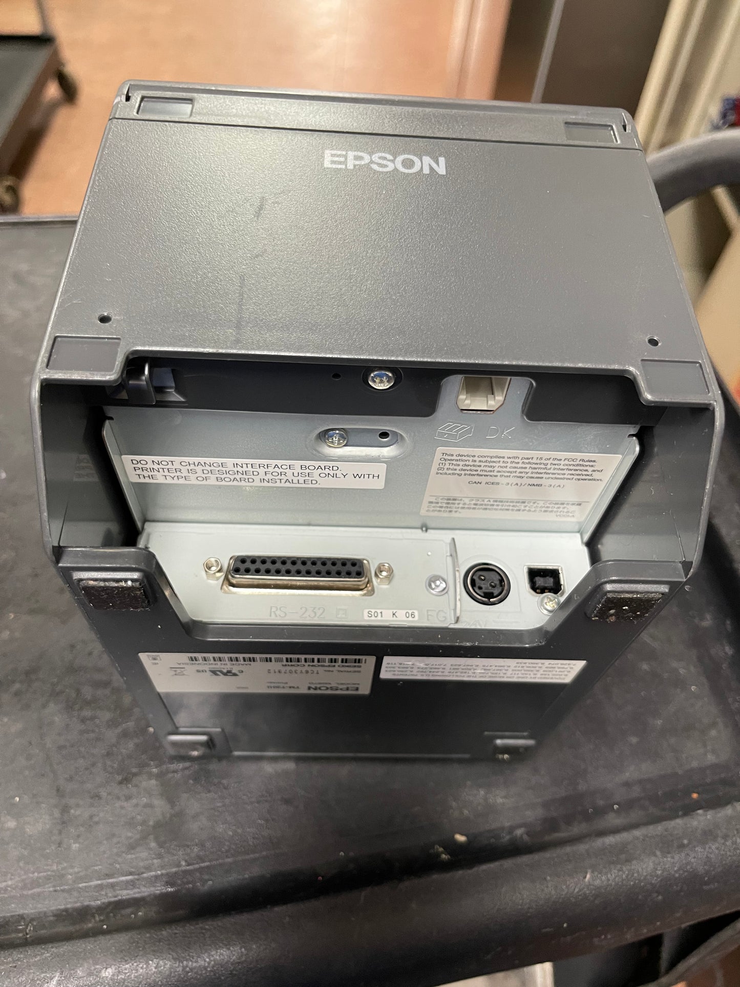 Used Epson TM-T20II Thermal Receipt POS Printer HLR