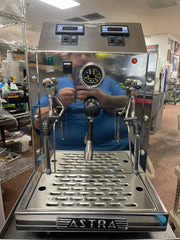 Used Astra STA2400 Automatic 2 - Wand Milk and Coffee Steamer Frother - 220V - Falcon Restaurant Supply - 1