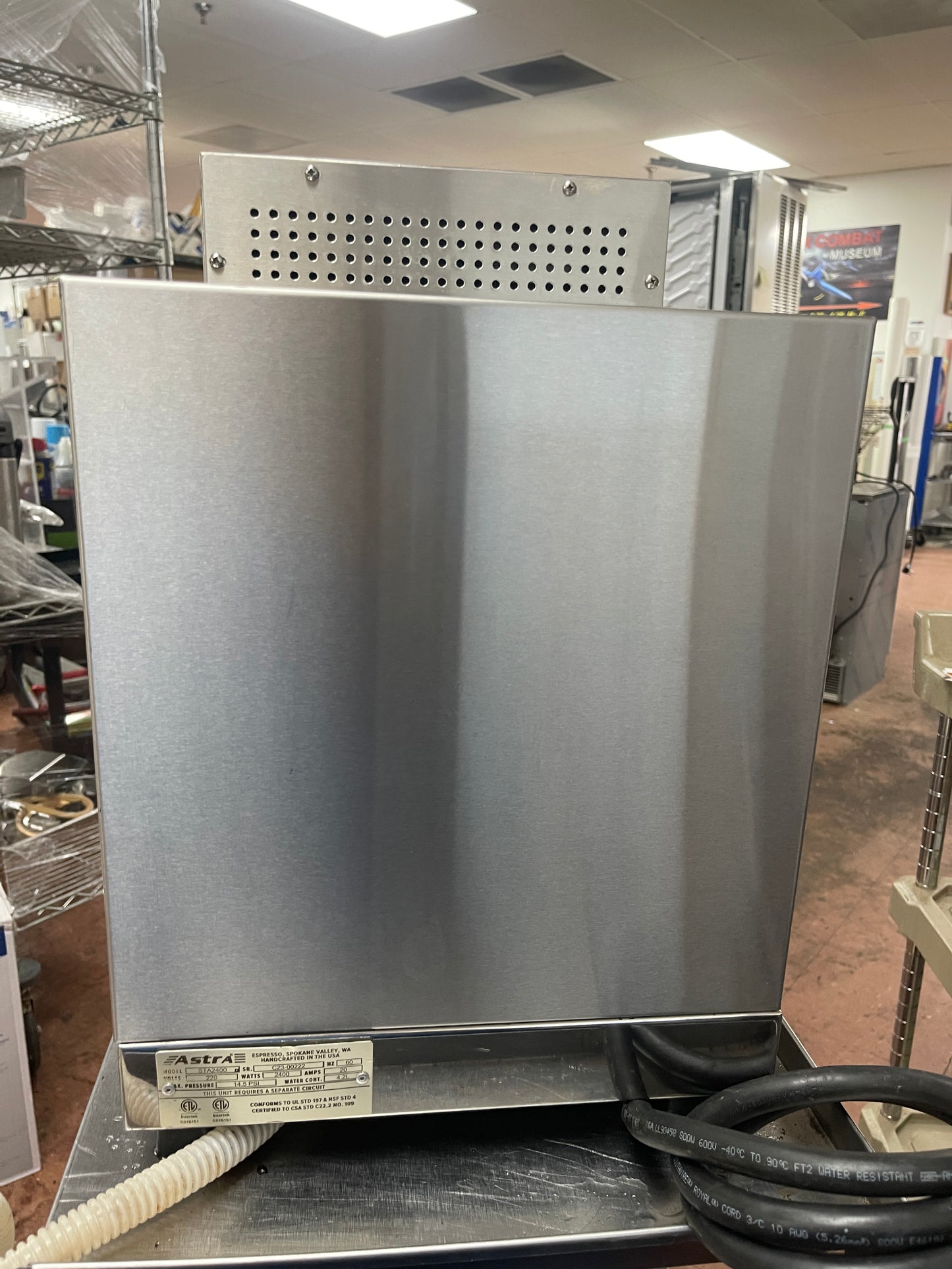 Used Astra STA2400 Automatic 2-Wand Milk and Coffee Steamer Frother - 220V