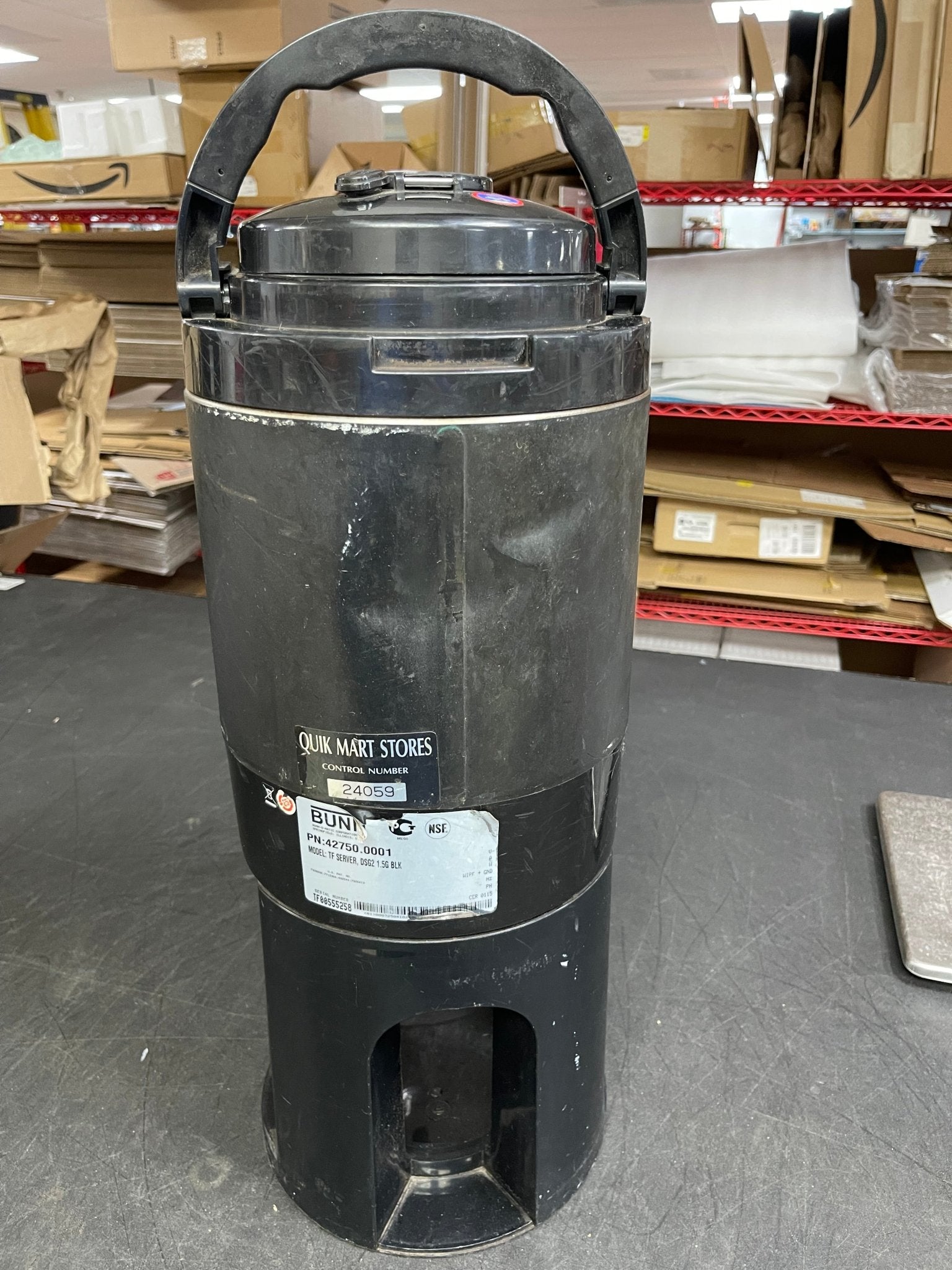 Used Bunn 42750.0001 ThermoFresh® 1.5 Gallon Digital TF Coffee Server - Falcon Restaurant Supply - 4